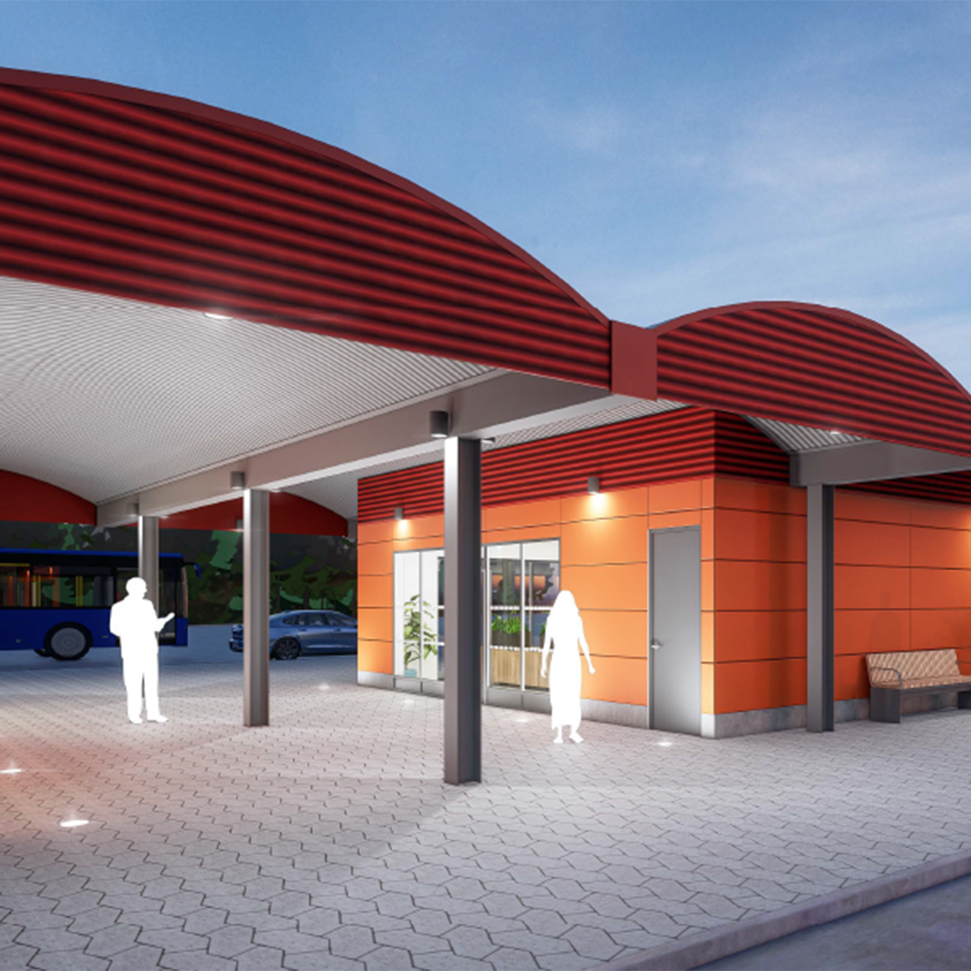 Renovering av Karlskoga Busstation