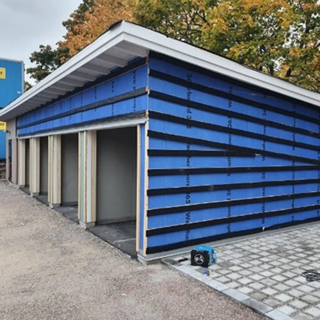 Nybyggnad av garage och carports Tallrisvägen Örebro