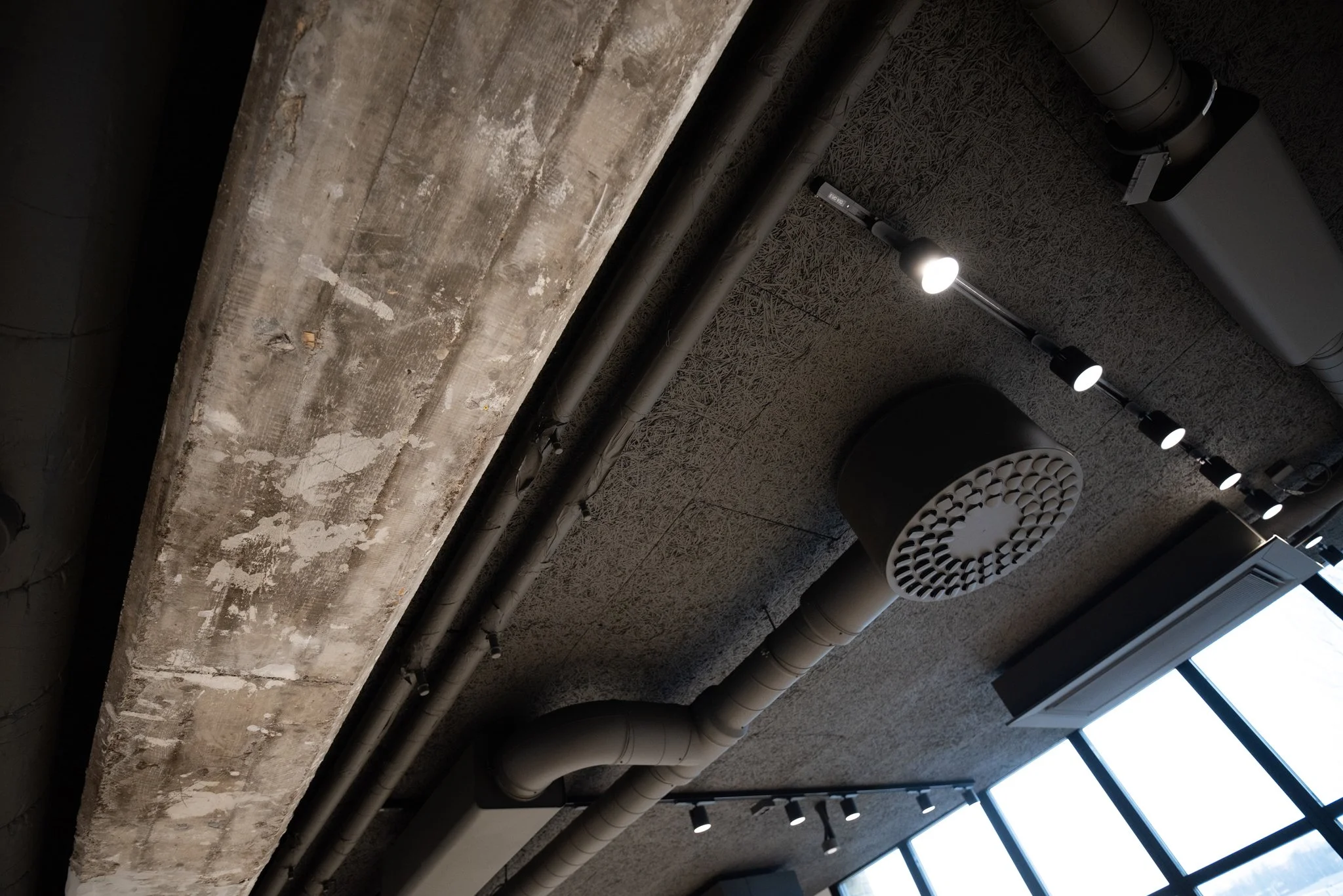 Industriellt kontor i skofabriken