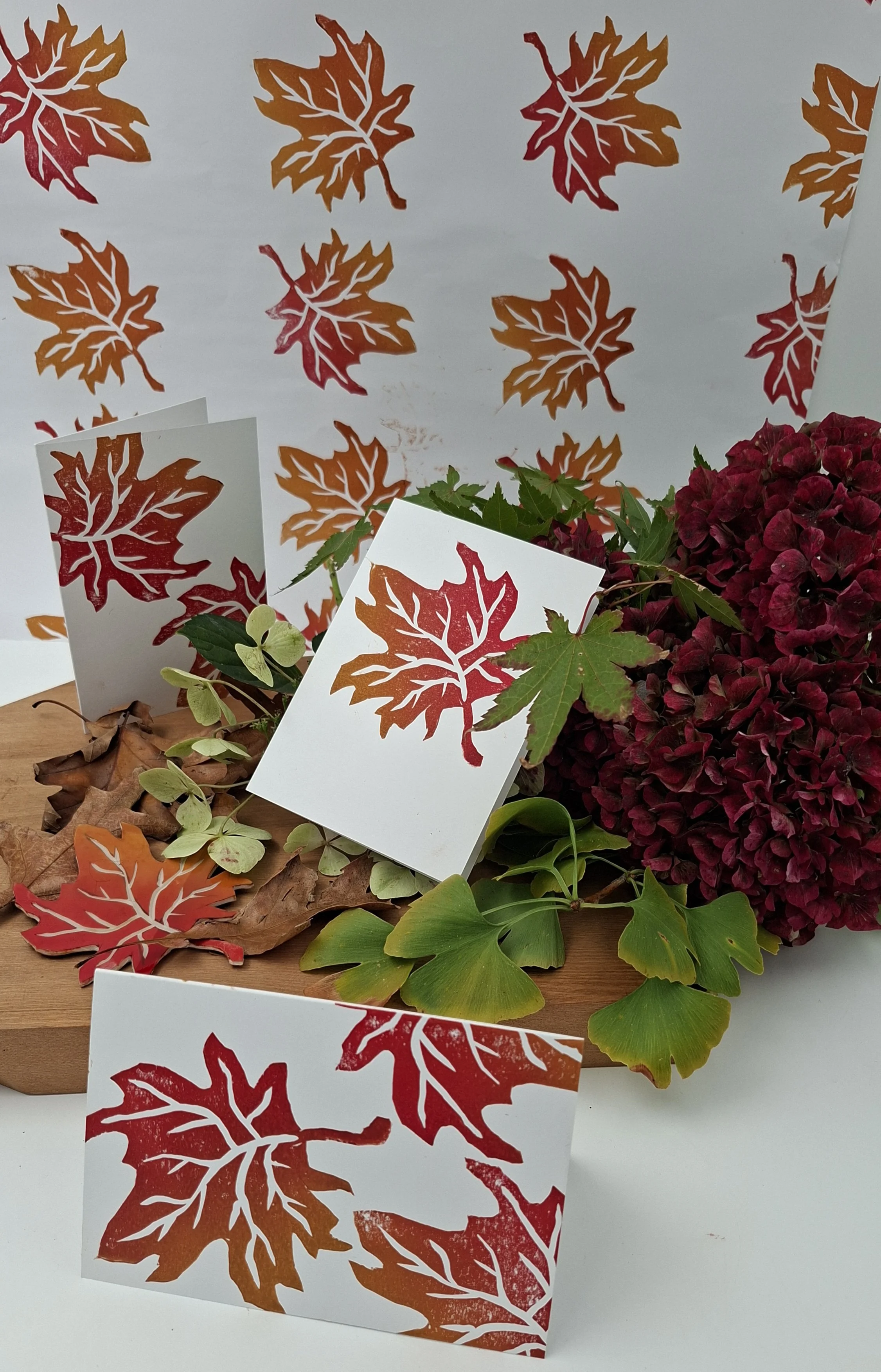 example of card making workshop with Starling Studio