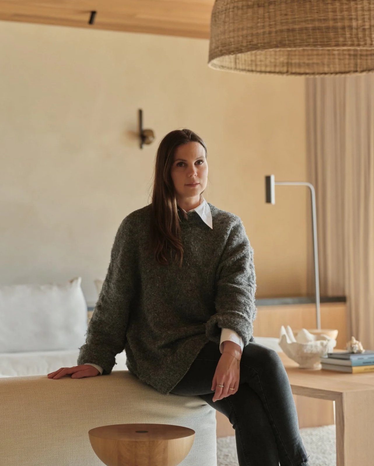 Interior Designer Flo Millard in Cornwall in her relaxed luxury interior design