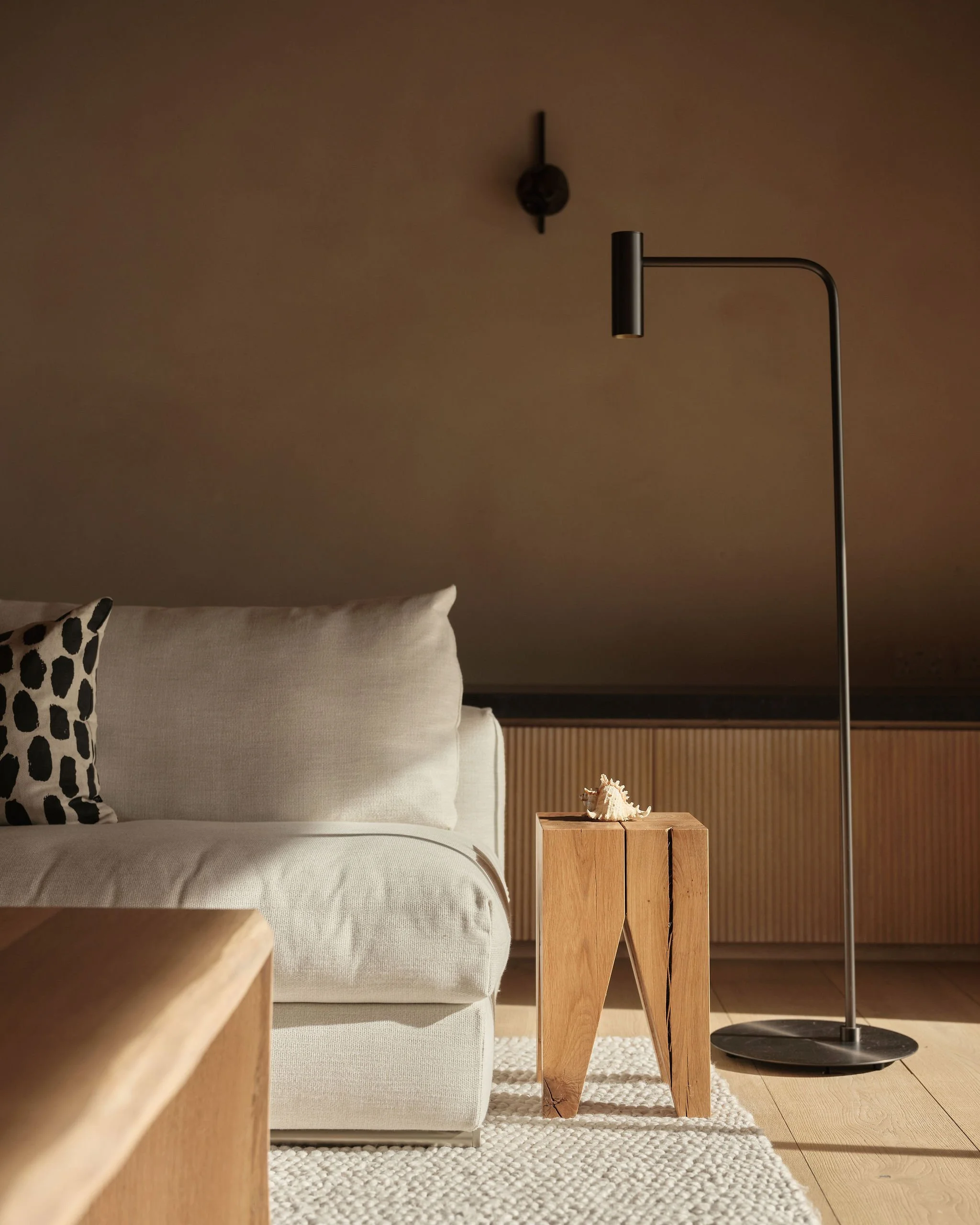 Two-Family House, Mawgan Porth, Cornwall. Interior Designer. Lighting Designer.
