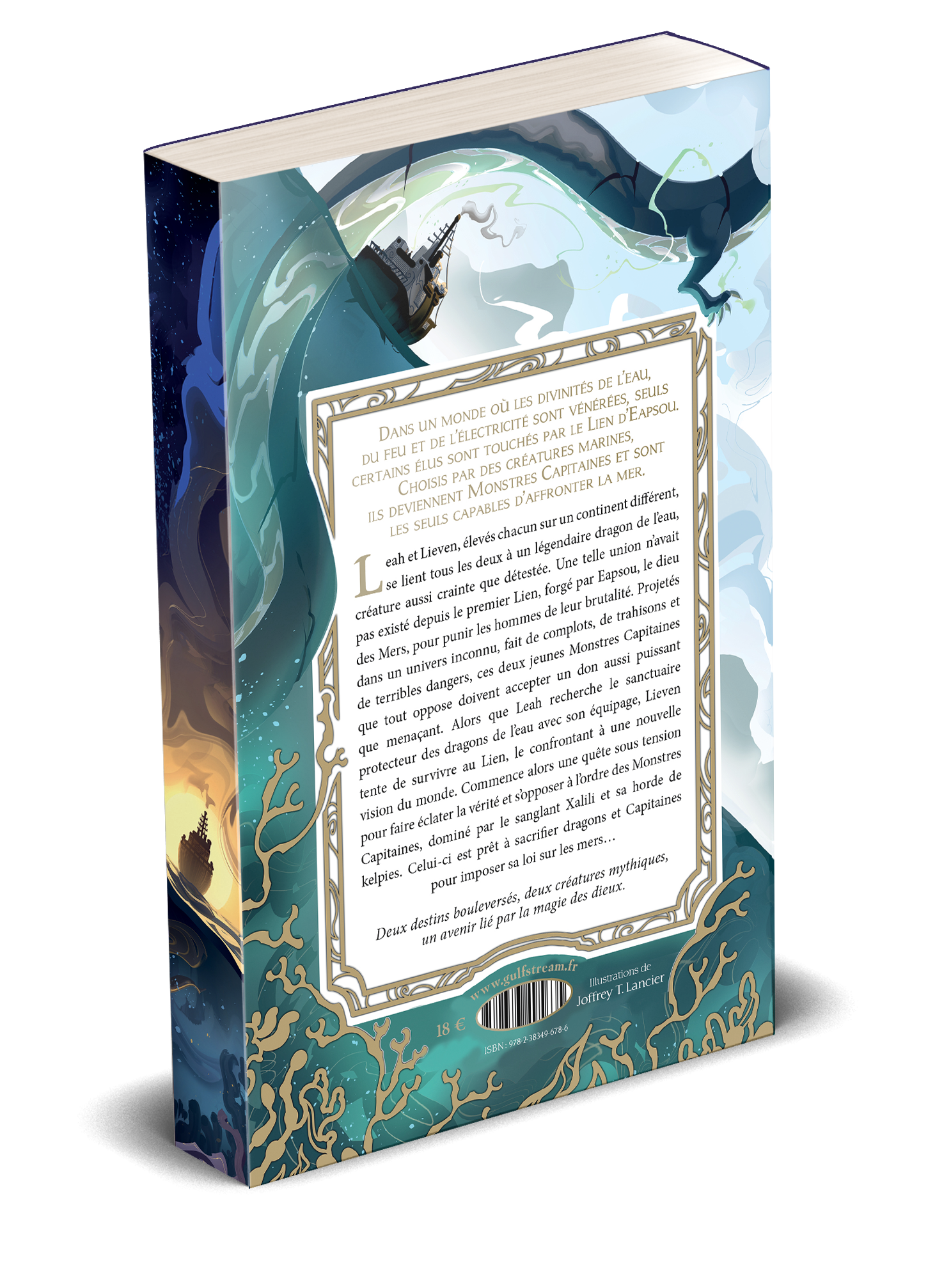 "Monstres Capitaines" by Fanny Anthony, a novel published in France by Gulf Stream Edition (a 3-book contract!)