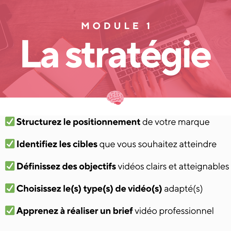 Module 1 de la formation vidéo smartphone : la stratégie
