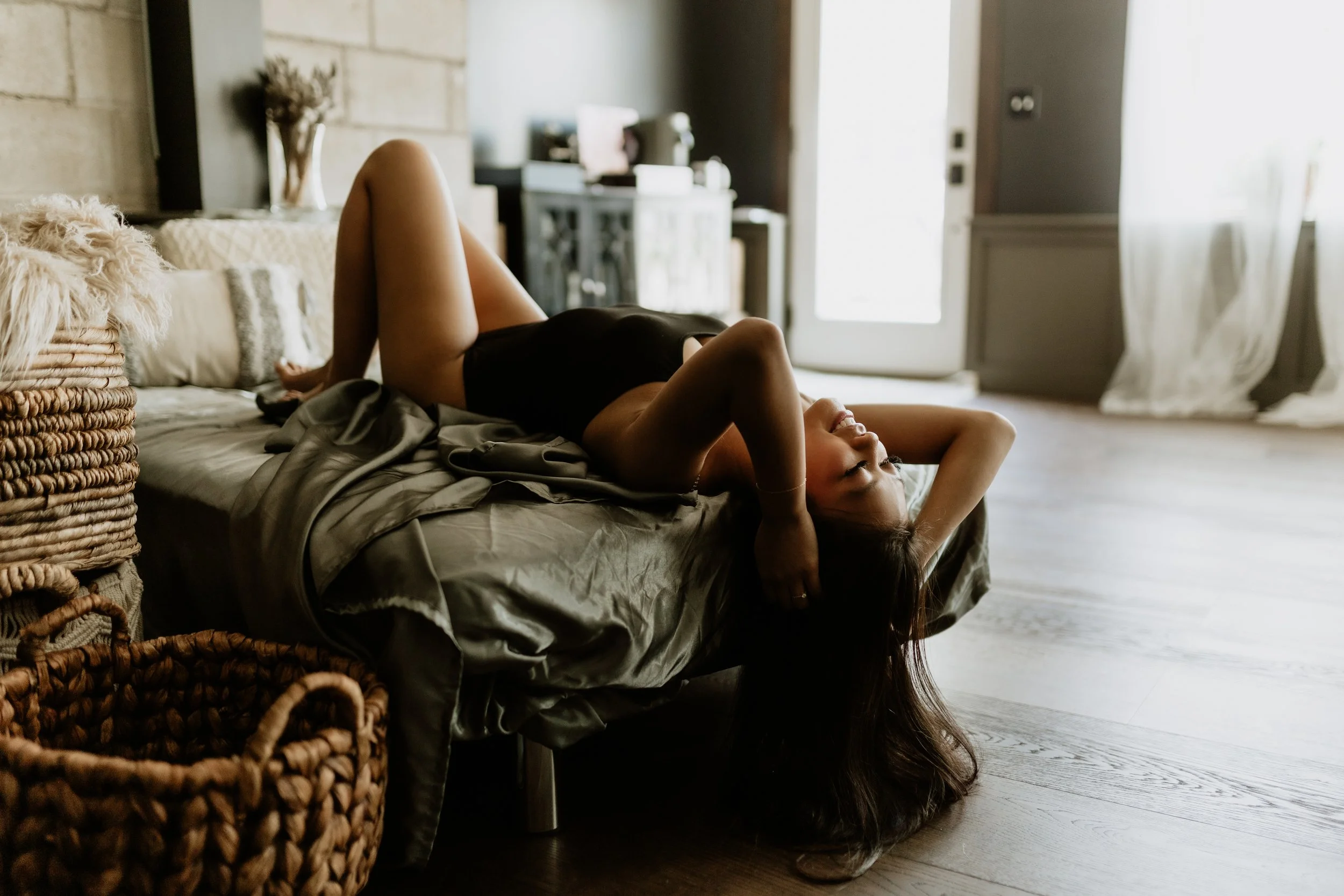 Cornish, Maine Boudoir Photographer // Why I Love To Use Both Natural &amp; Artificial Light For My Boudoir Sessions