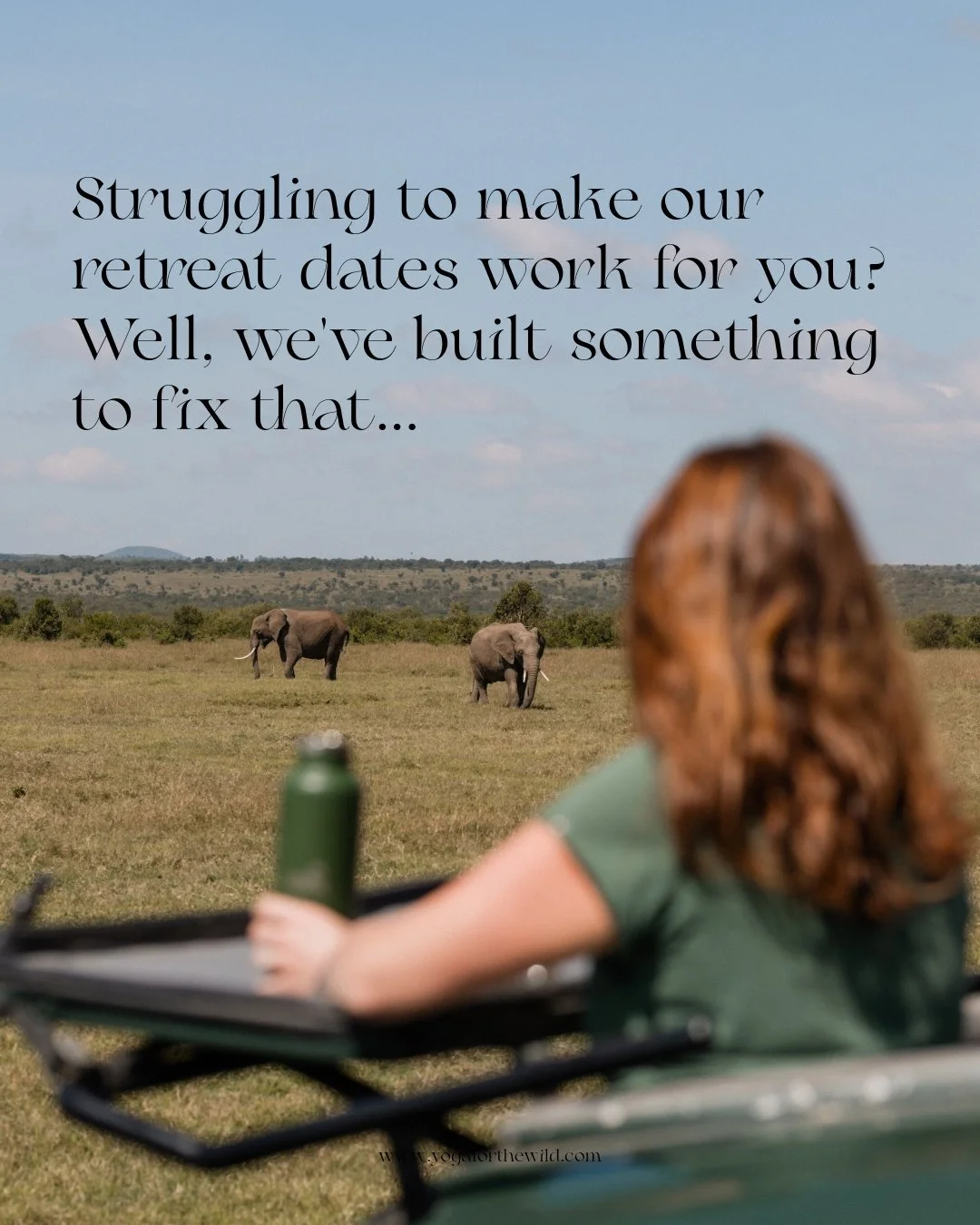 Something we've heard a lot since we started running our retreats five years ago is "I'd love to come, but the dates just never work."

We heard you.

Our Kenya Private Safaris are now live &mdash; two handpicked itineraries staying at the 