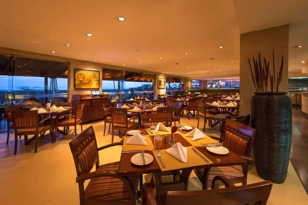 Dining room at The Ole Sereni Hotel, Nairobi