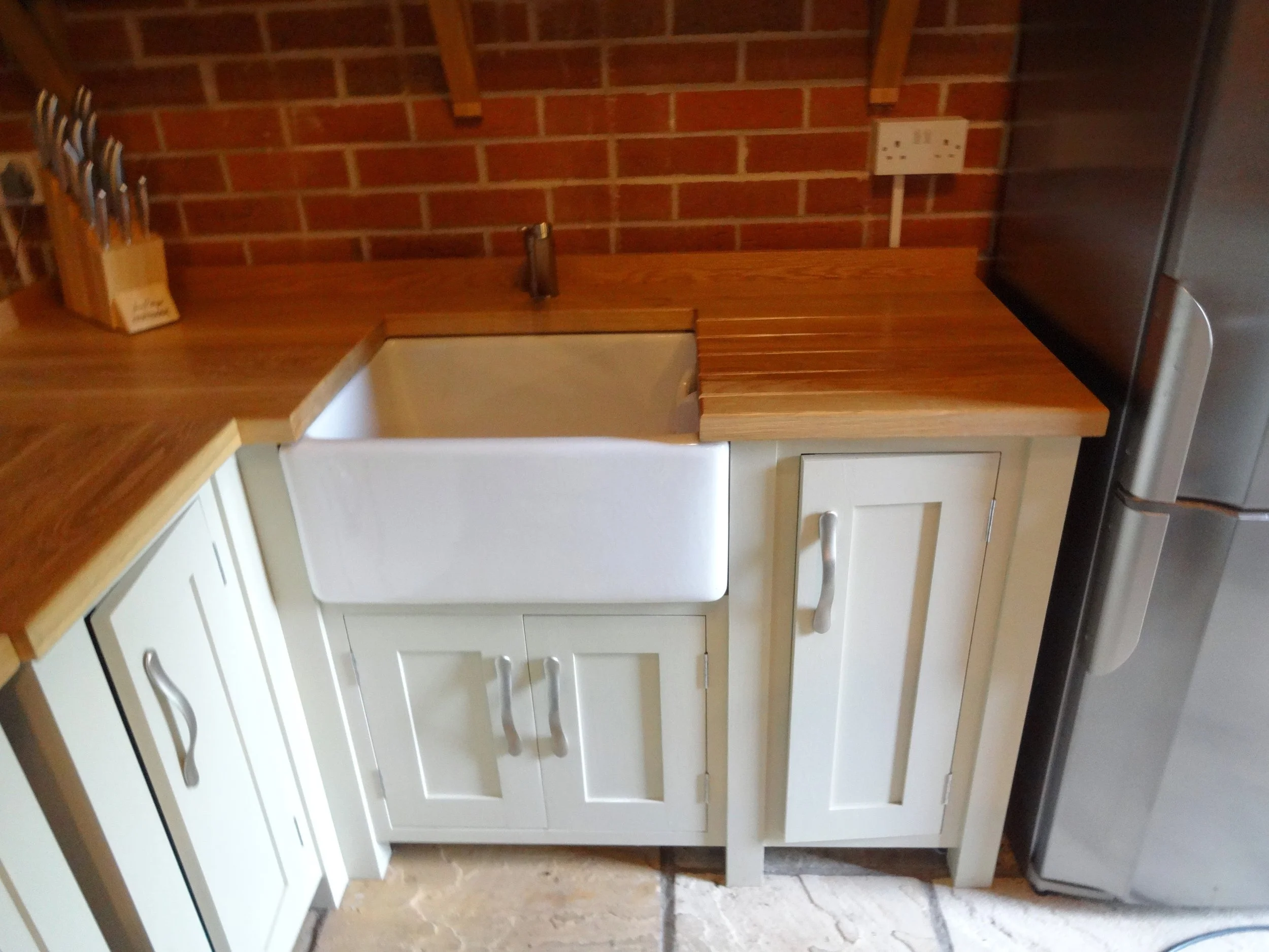 Belfast sink Specialist kitchen carpentry wooden worktops
