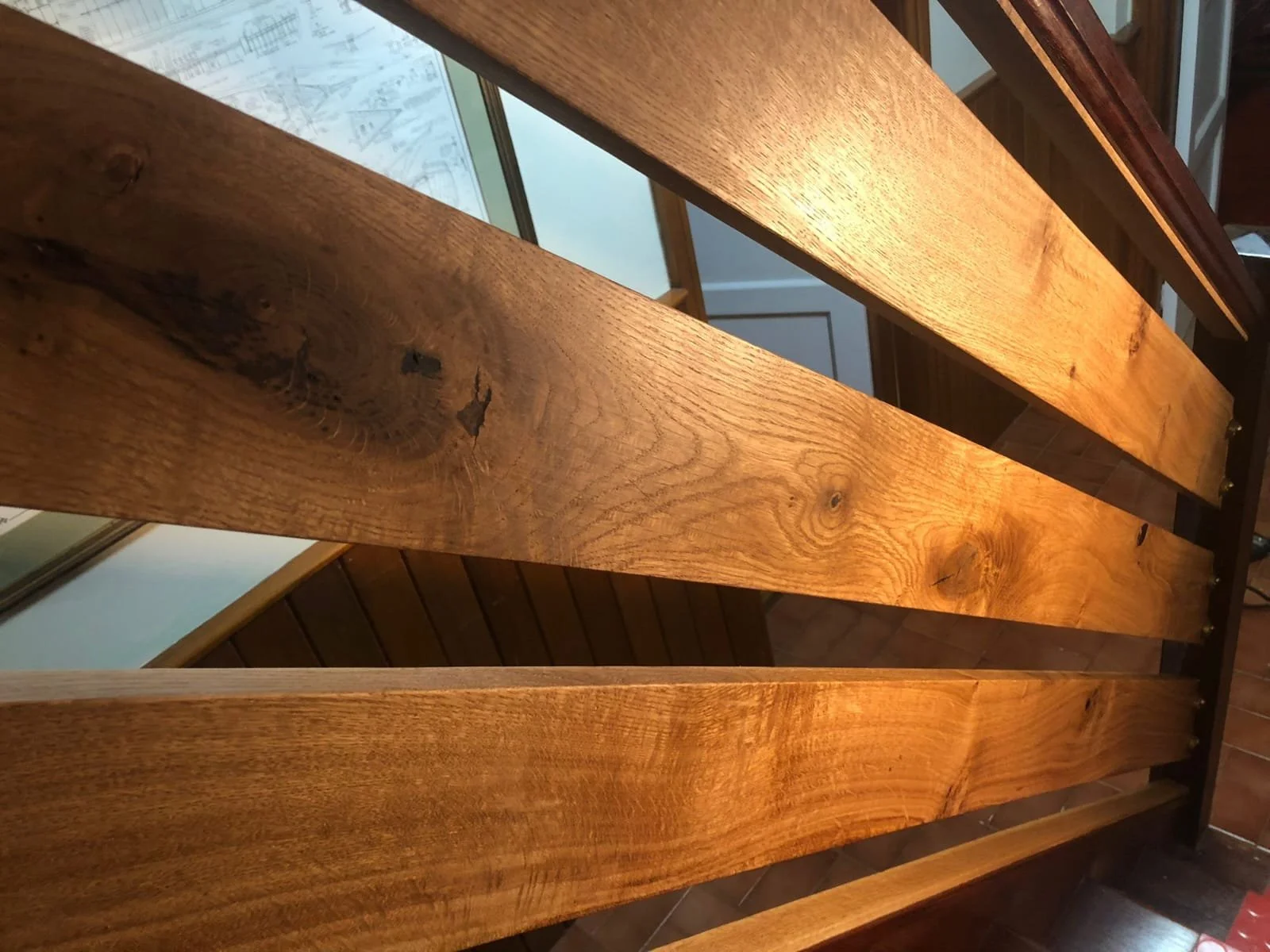 Handmade stair railings