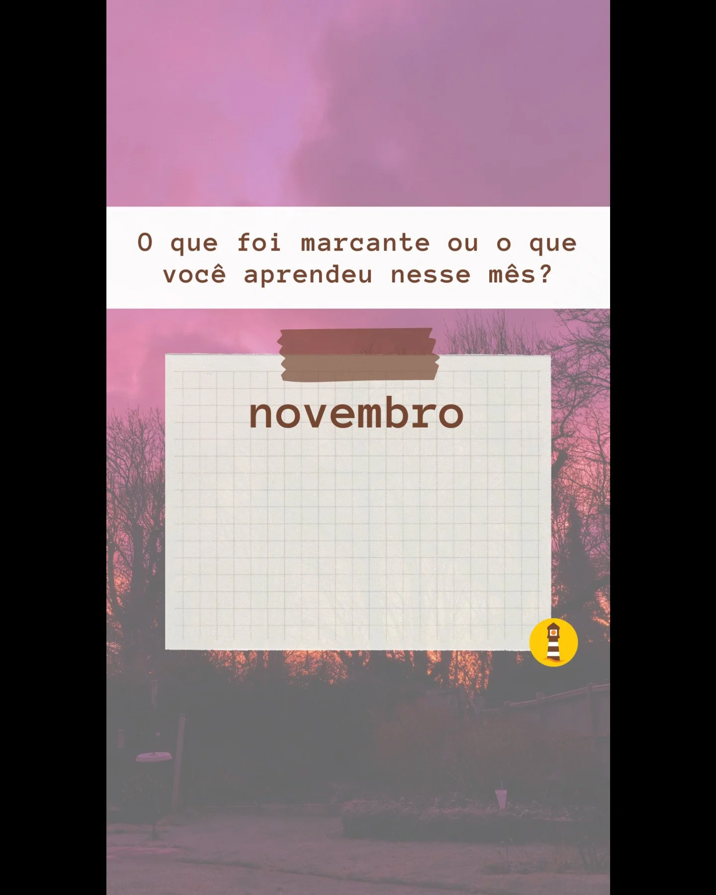Se d&ecirc; a oportunidade de reconhecer e valorizar o seu crescimento e suas experi&ecirc;ncias. Esse um convite para celebrar suas vit&oacute;rias, aprender com seus desafios e continuar sua jornada de autodescoberta e evolu&ccedil;&atilde;o.

#lna