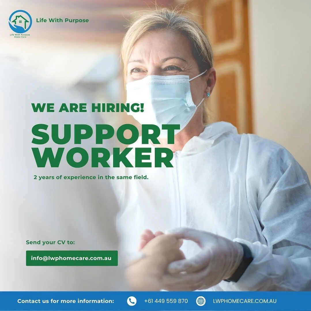 Join our team and make a difference in the lives of those with disabilities as a Support Worker for our NDIS company! 
#NDIS #SupportWorker #CommunitySupport