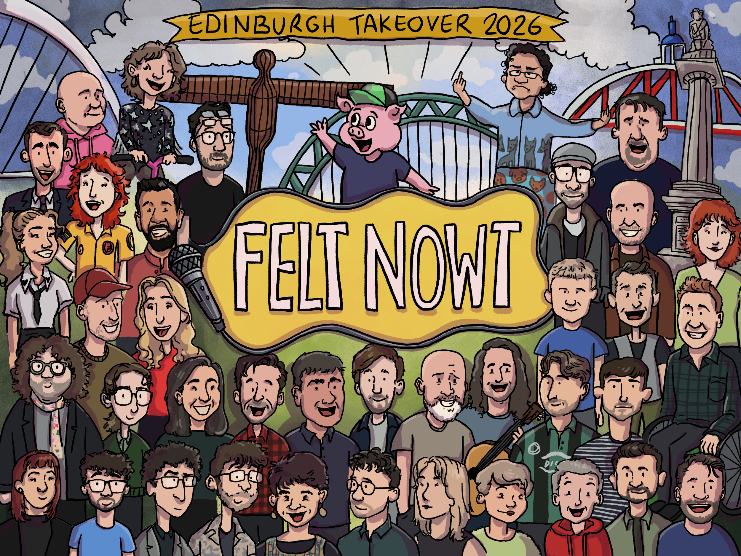 Felt Nowt at The Fringe 2026 A3 Limited Edition Print