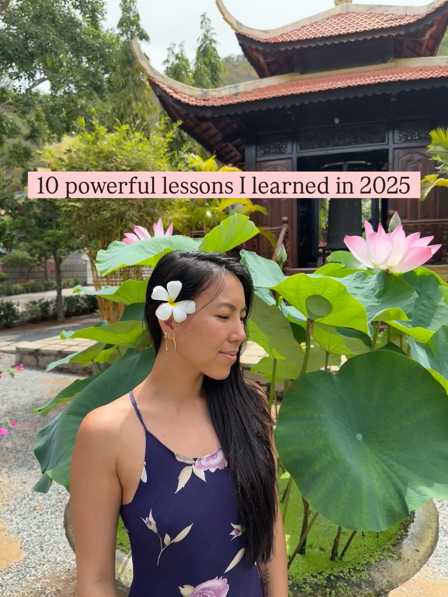 These are some of the lessons I learned in 2025. 

It was a year that didn&rsquo;t quite go as planned - a year of many endings, of shedding and letting go.

And even so, there was so much that I lived and learned.

Wishing everyone a gentle start to