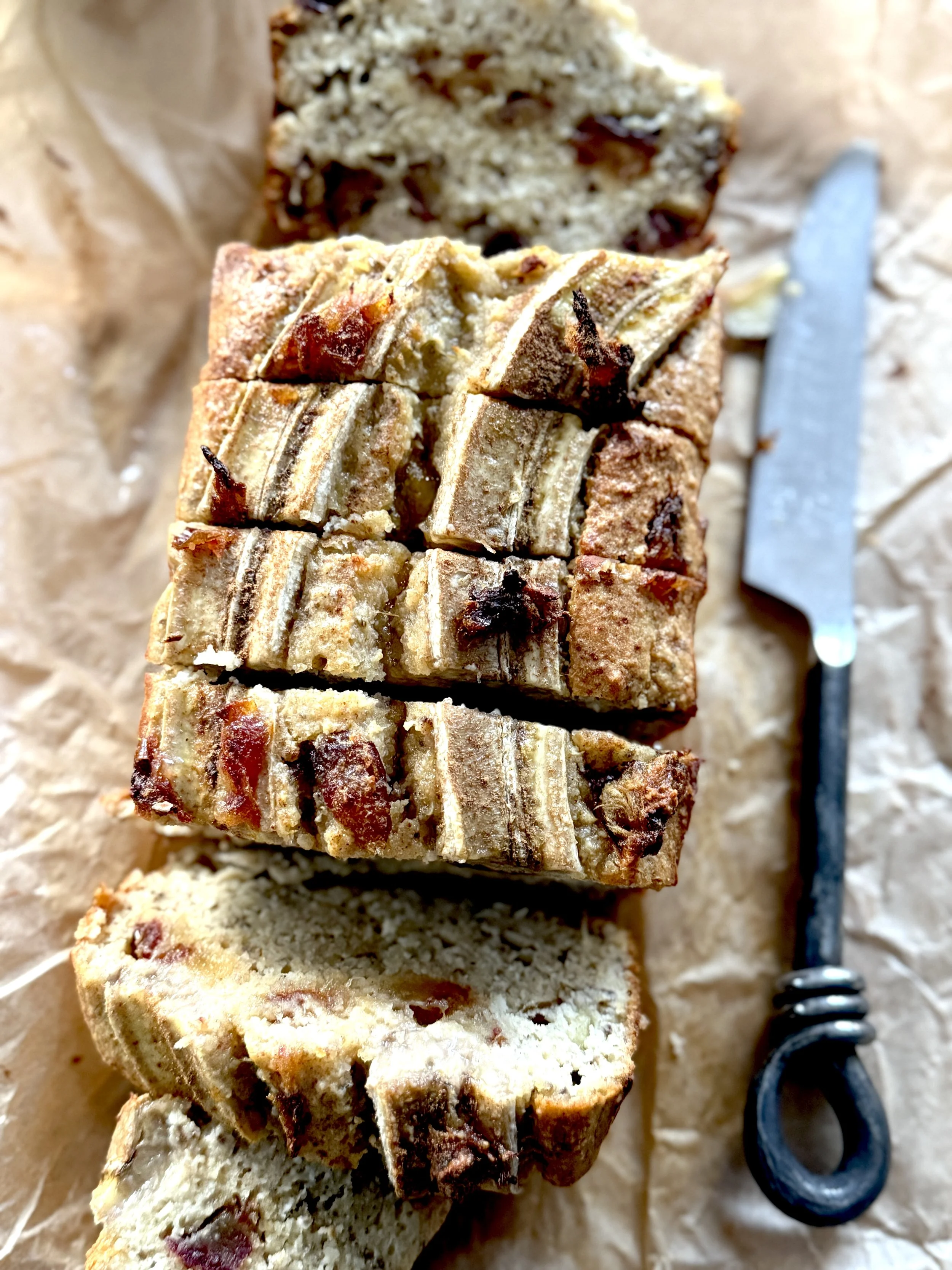 Banana and date cake