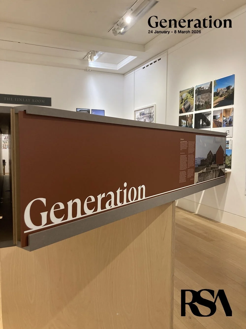 ONE WEEK LEFT TO GO!
The Generation exhibition at the @royal_scottish_academy runs until Sunday 8th March and entrance is free.

It explores the architectural family tree of practices who originated in the office of @richardmurphyarchitects and the c