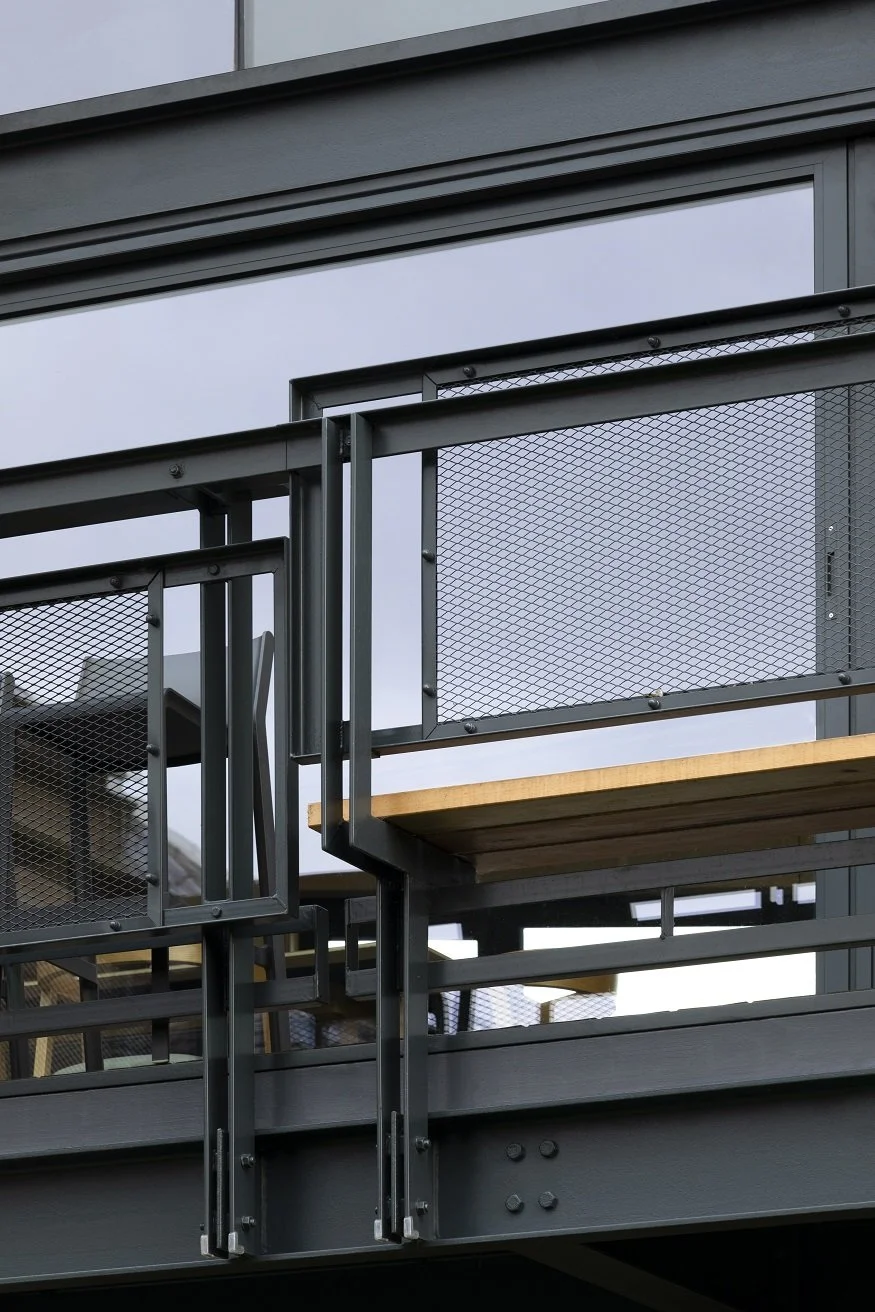 Steel balustrade