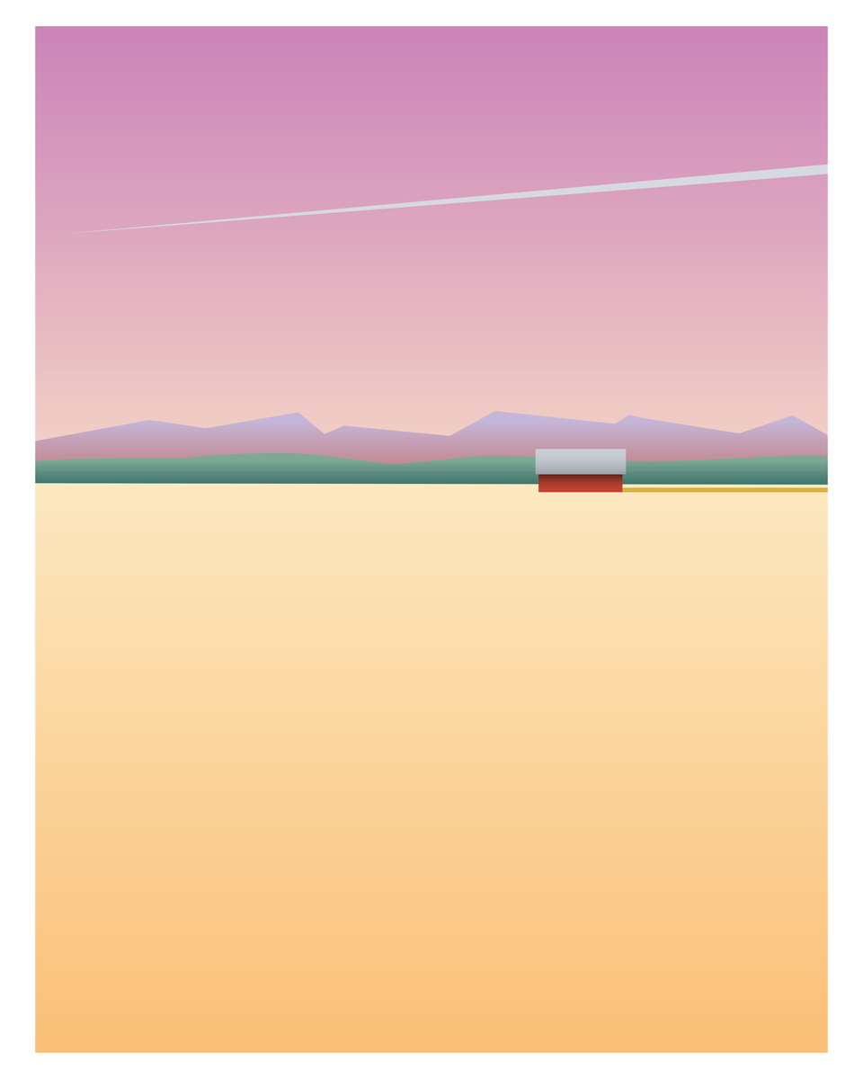 Isolated Red - Fine Art Print