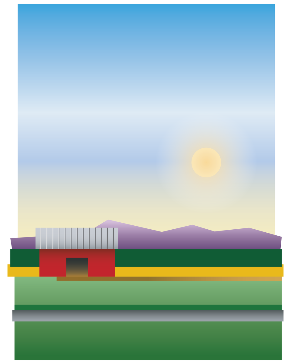 Segmented Pasture - Fine Art Print