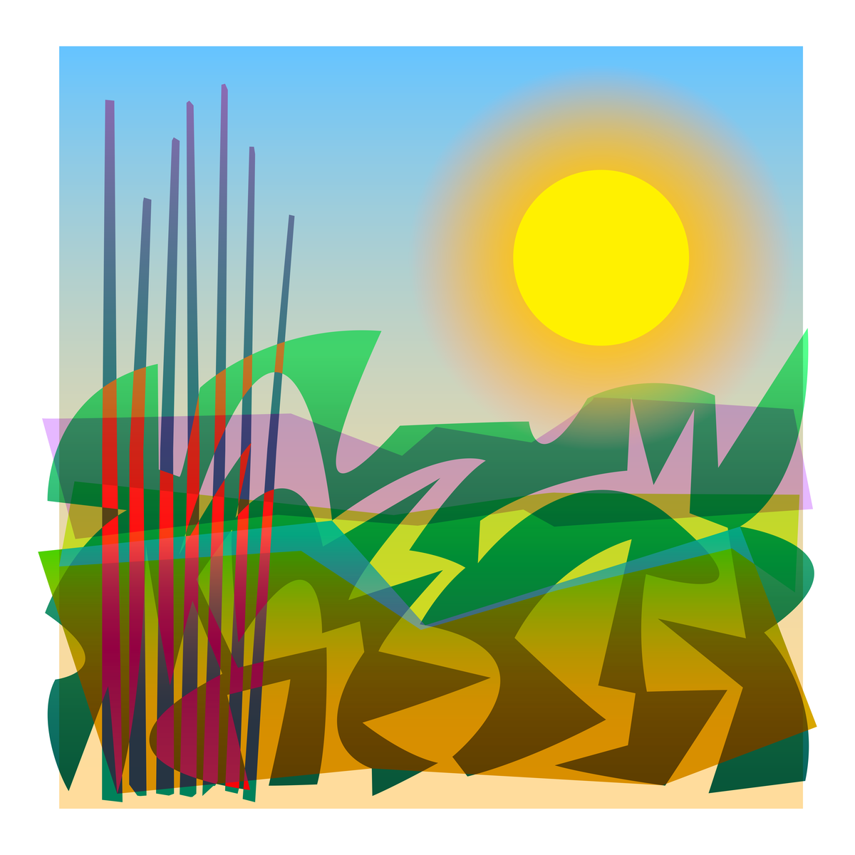 Reeds in the Sun