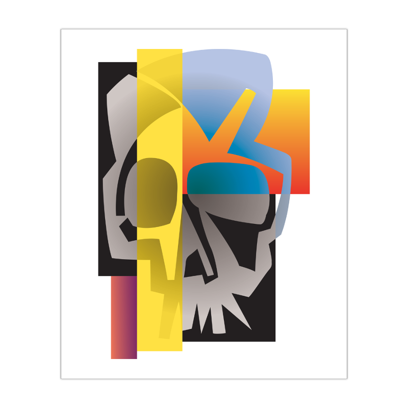 Skull Ghost - Fine Art Print
