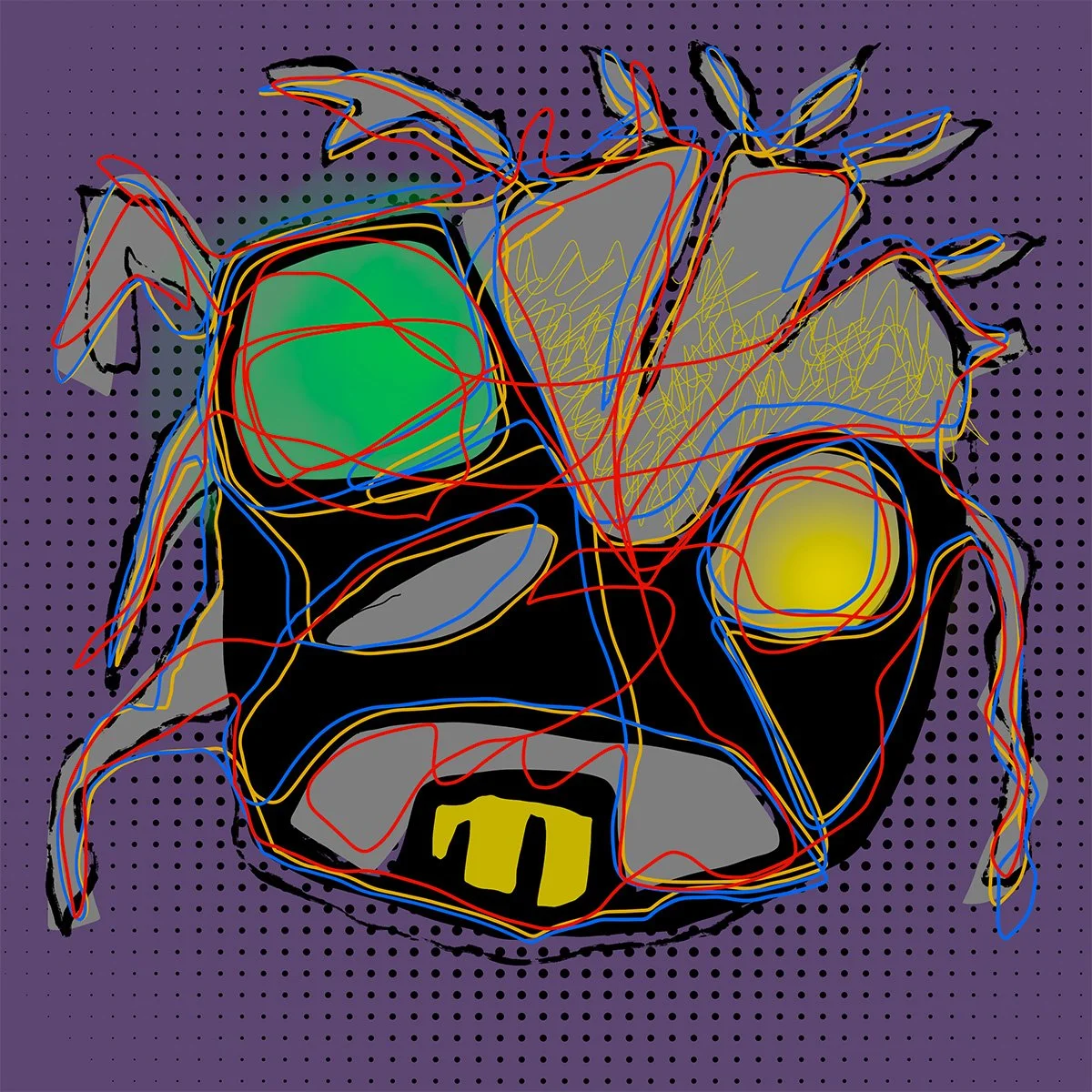 "Cyber-Shaman" Fine Art Giclee Print