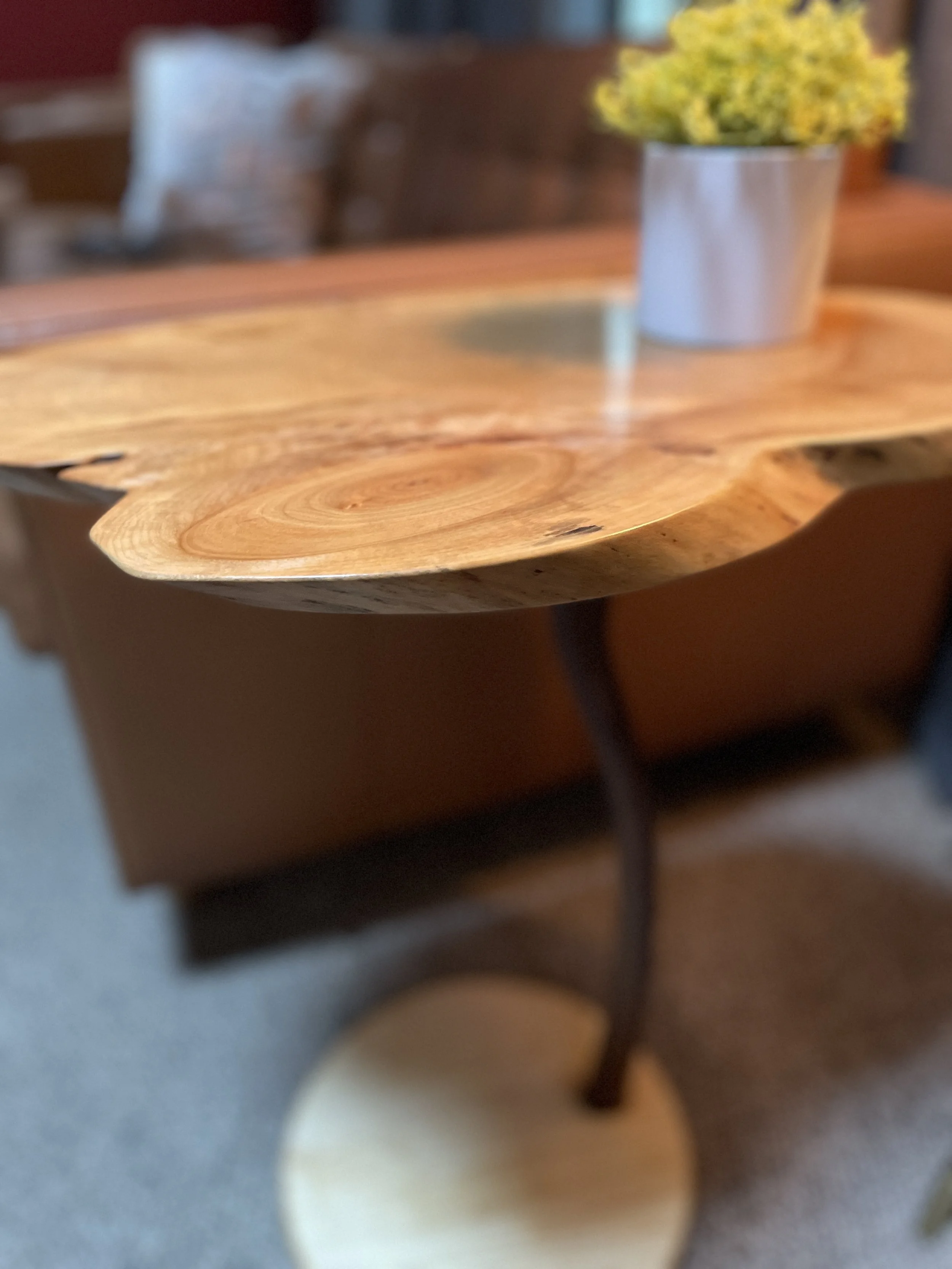Organic Stem Side Table