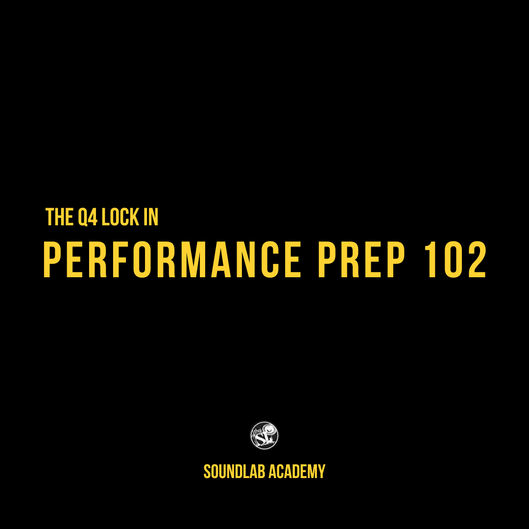 Performance Prep 102