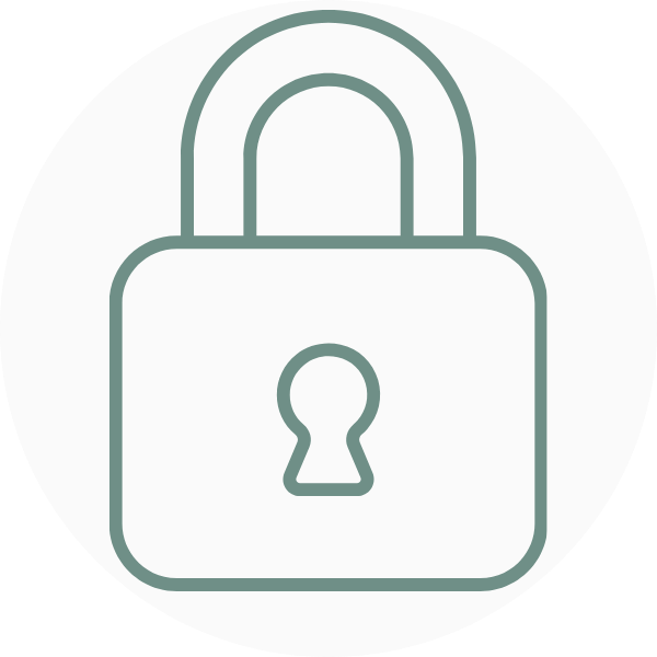 Private workspace icon representing confidential client sessions