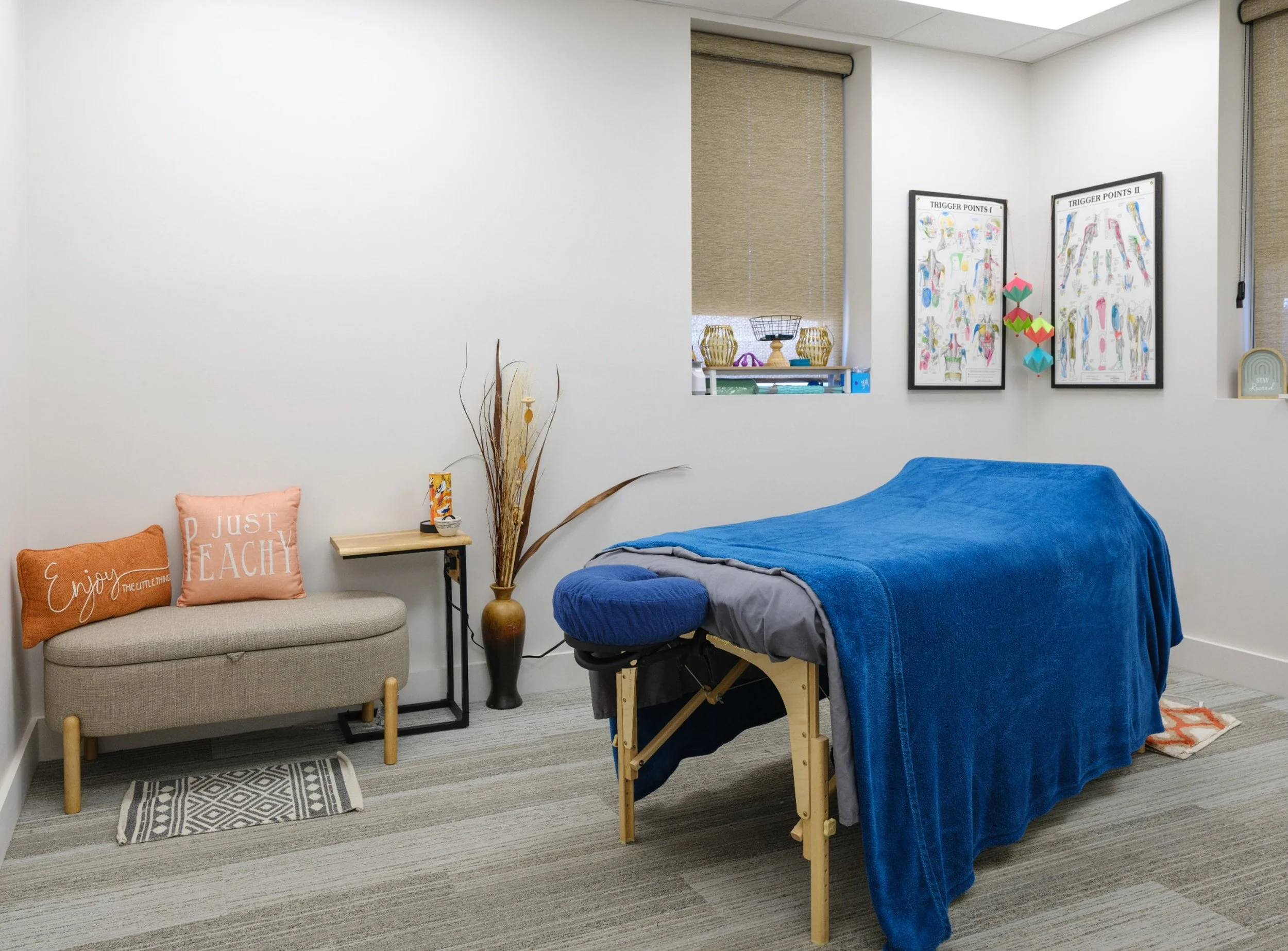 Client waiting area at Practice Works Southside private office space in Birmingham