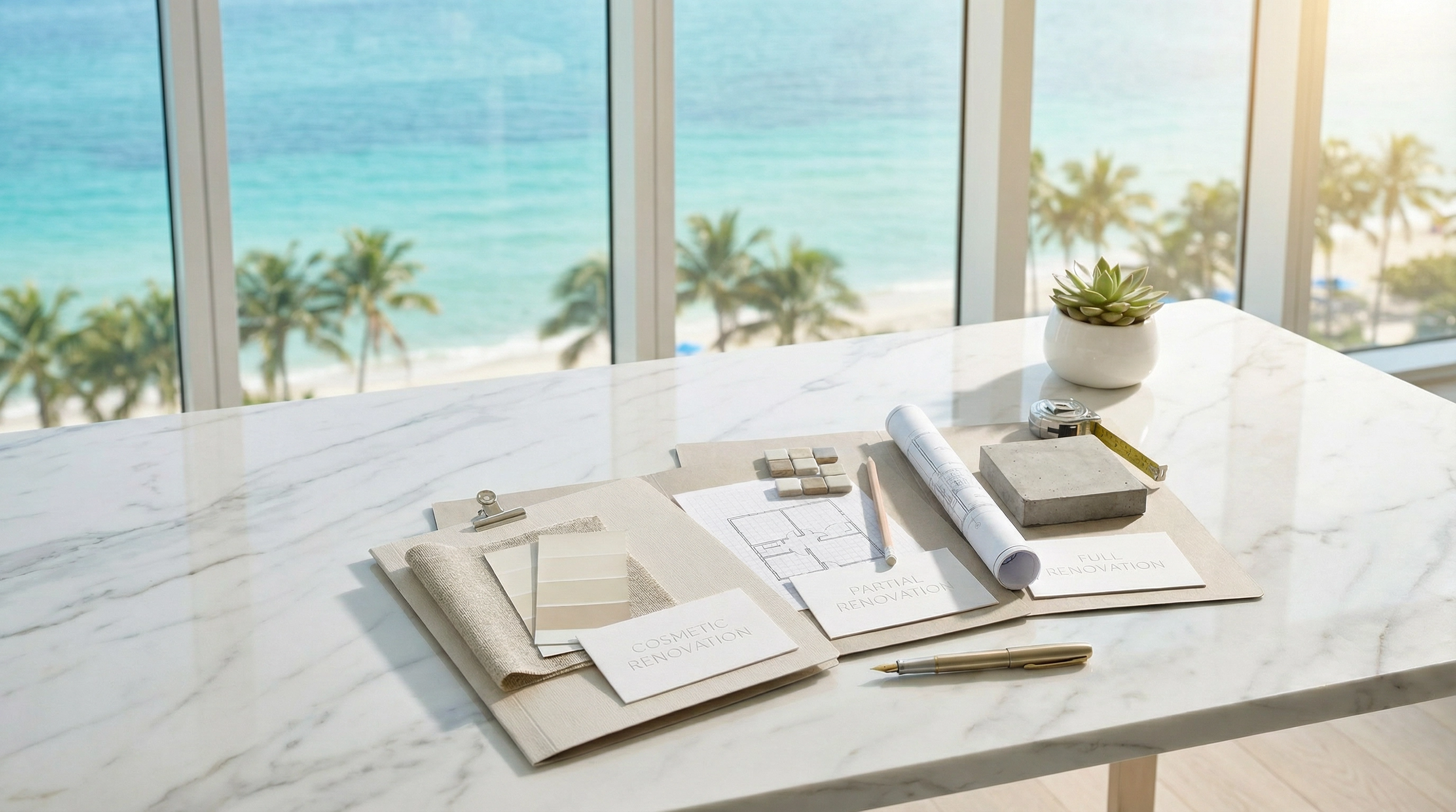 Planning a renovation drawing and materials