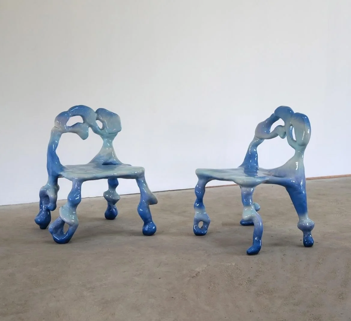 Less than one week away until the Salon Art + Design Fair (@thesalonny ) located at the Park Avenue Aromry. Come find us at Booth A16.
&bull;
We are thrilled to be at the fair exhibiting new chairs by @leortajunior alongside objects by @brechtwrightg