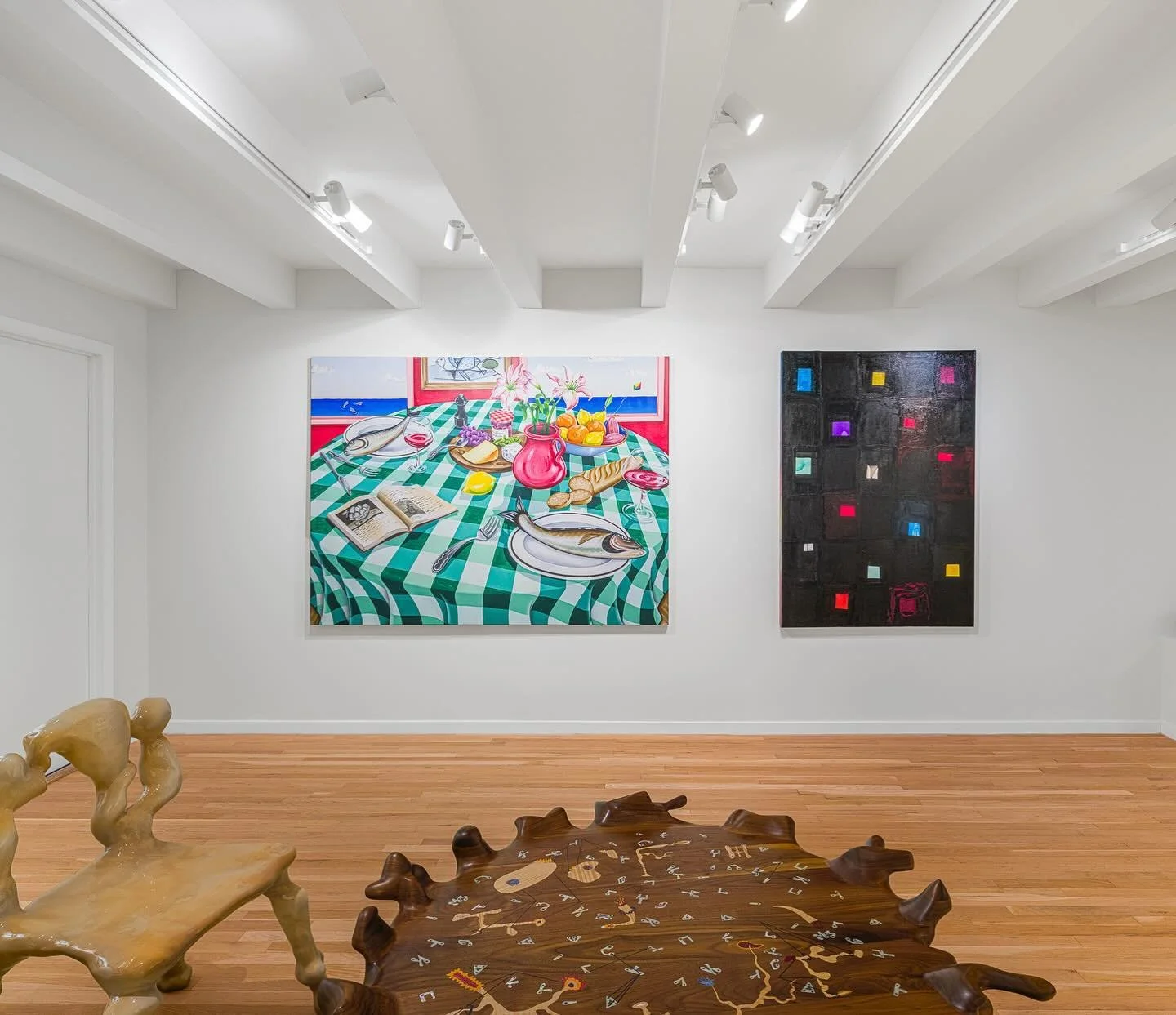 &ldquo;Where the Wild Things are&rdquo; on view through January 5th
&bull;
Pictured Here:

Yam Shalev
Circle of Emotions in Antibes, 2024
Acrylic on canvas
59 x 78.5 in (149.9 x 199.4 cm)

Mary Heilmann
Gai&eacute;t&eacute; Parisienne, 1982
Oil on ca