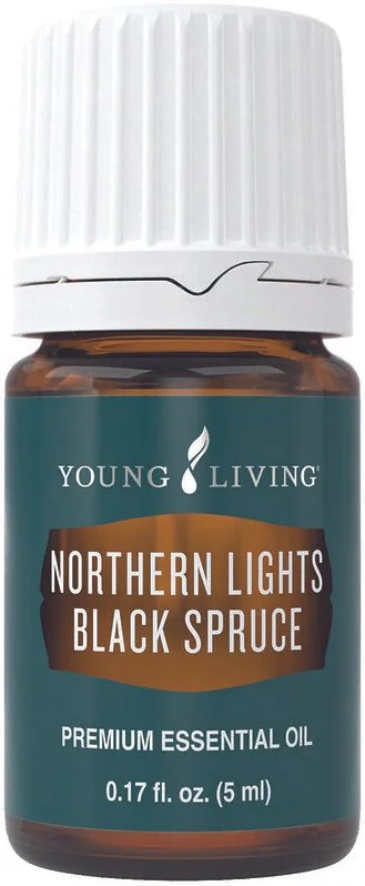 Northern Lights Black Spruce essential oil has a grounding, earth-connecting aroma that enhances and uplifts the spirit and is soothing to muscles after activity when combined with massage.