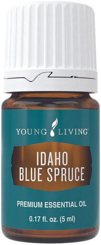 Idaho Blue Spruce essential oil soothes tired muscles when applied topically with massage, enhances masculinity, and has a grounding aroma.