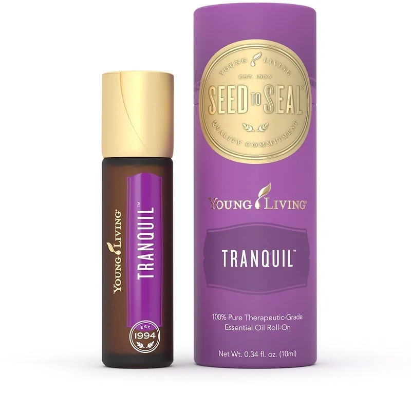 Tranquil™ Roll-On combines Cedarwood, Lavender, and Roman Chamomile with a soothing aroma that create a calming, serene and peaceful experience.