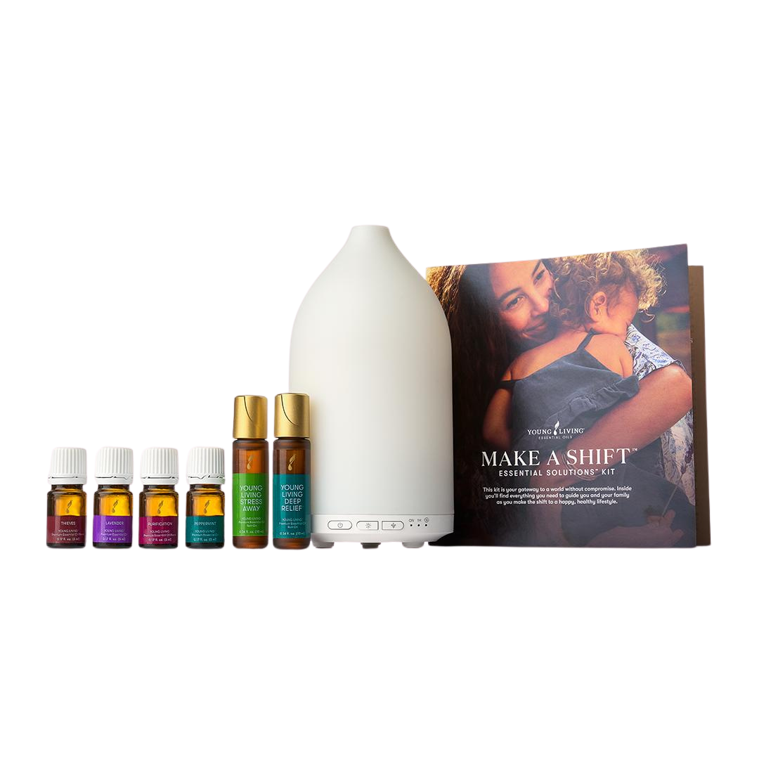 Experience a world without compromise. Inside this Young Living® kit, you’ll find everything you need to guide you and your family as you make the shift to a happy, healthy lifestyle. Price: $112.00 ($201.58 value)