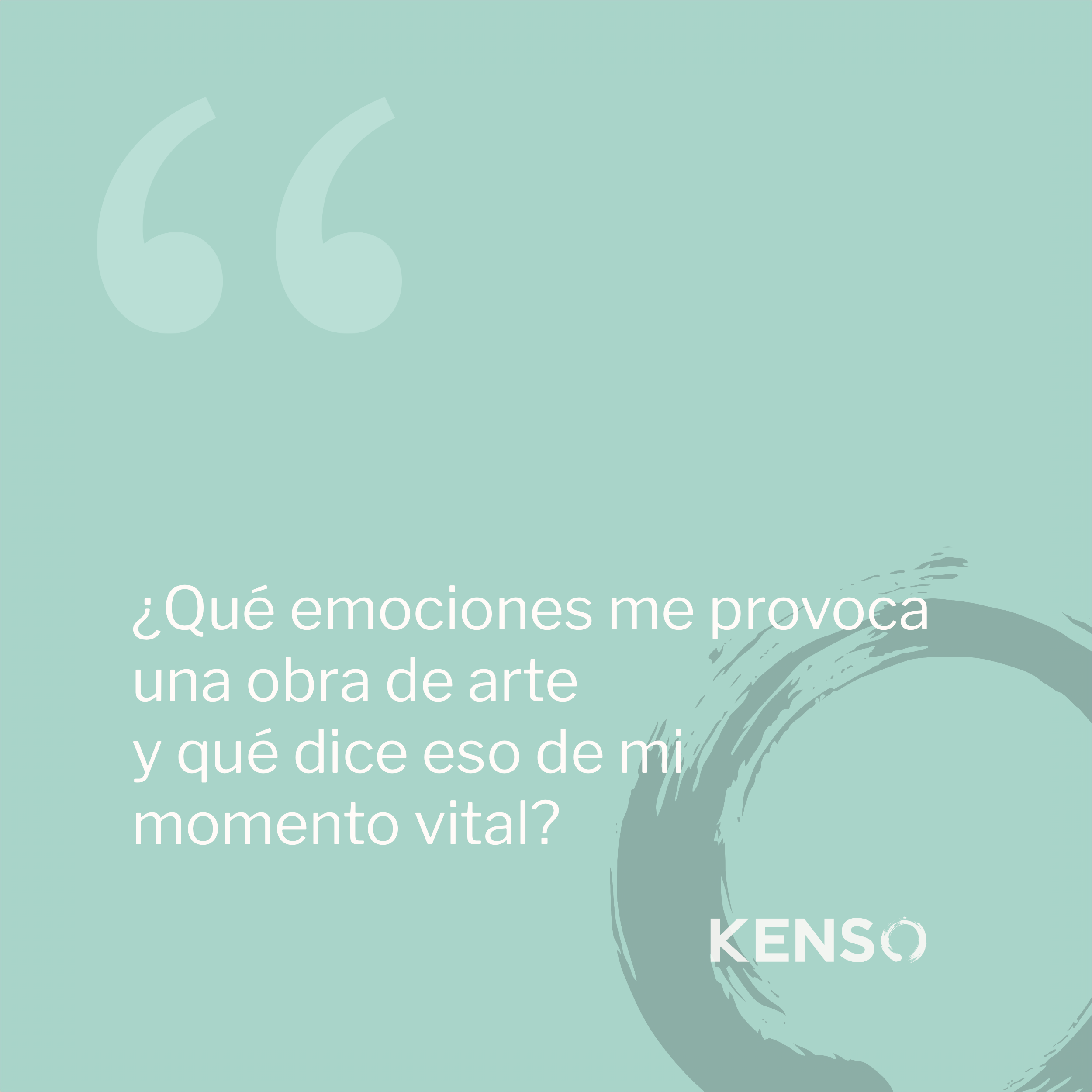 ¿Qué emociones me provoca una obra de arte y qué dice eso de mi momento vital?