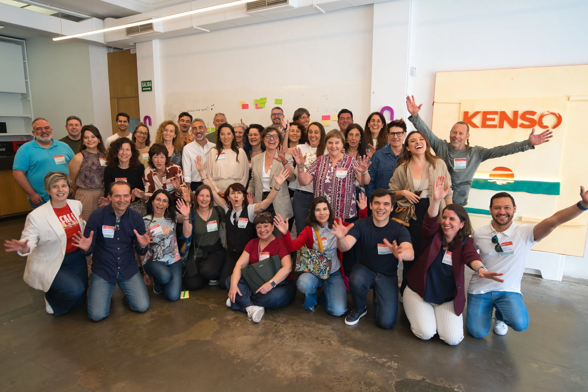 Foto de grupo del encuentro de miembros de KENSO Círculo en Madrid