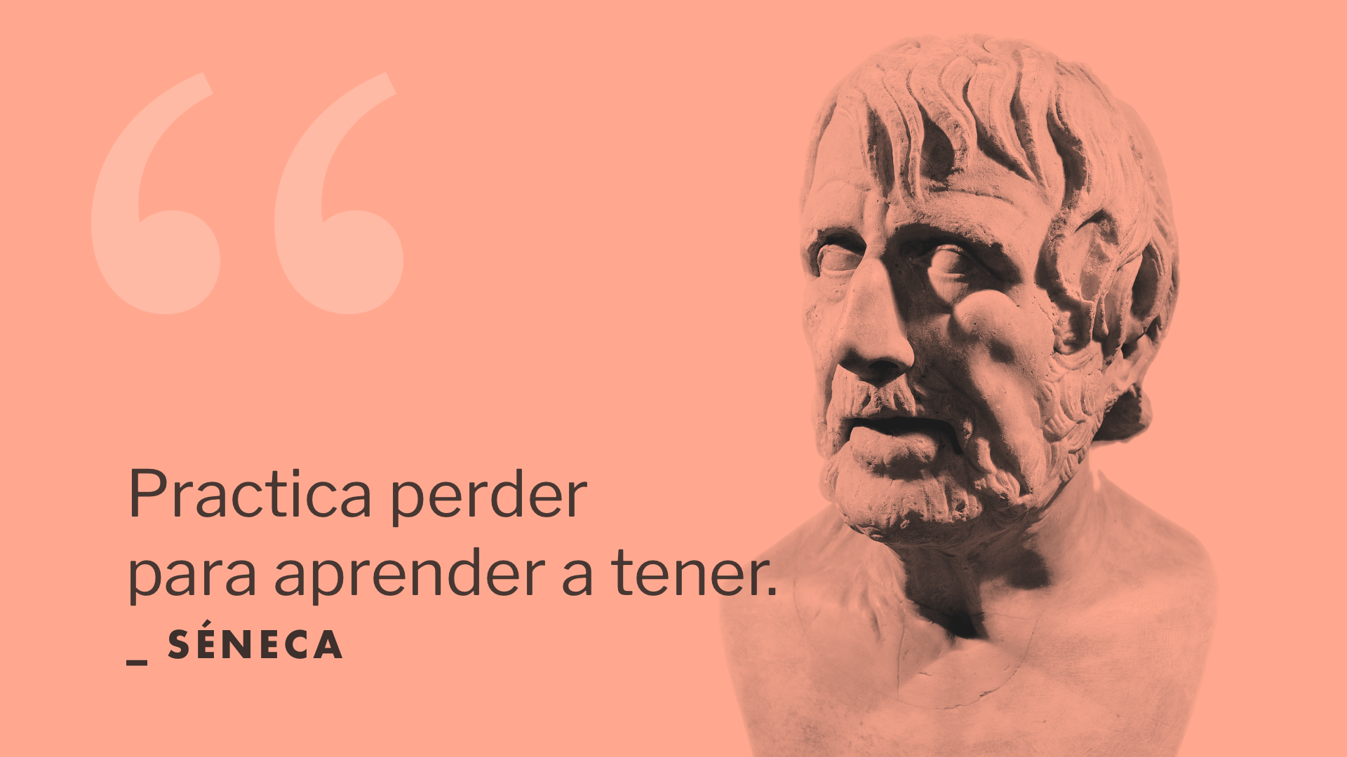 Practica perder para aprender a tener.