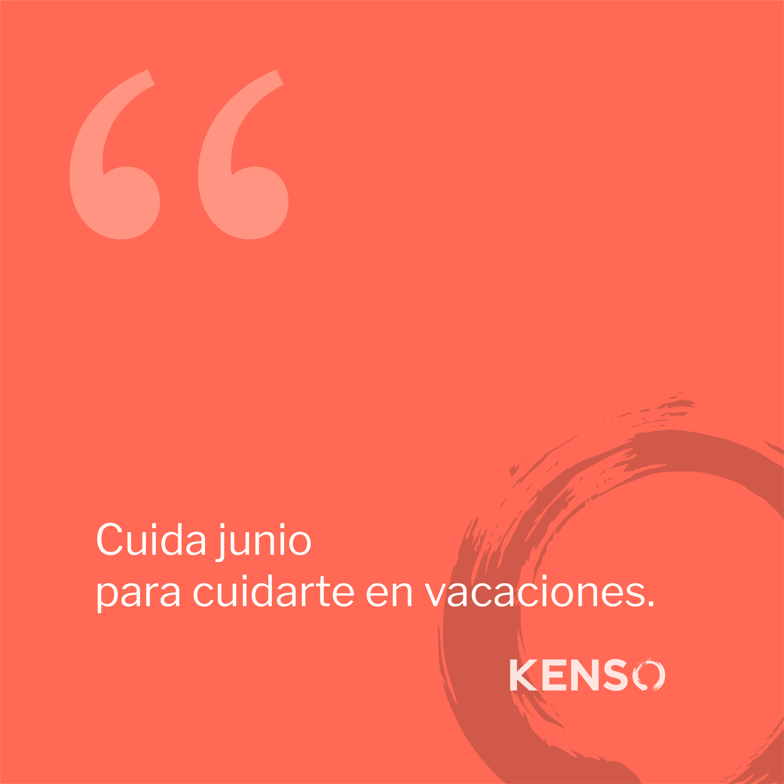 Cuida junio para cuidarte en vacaciones.