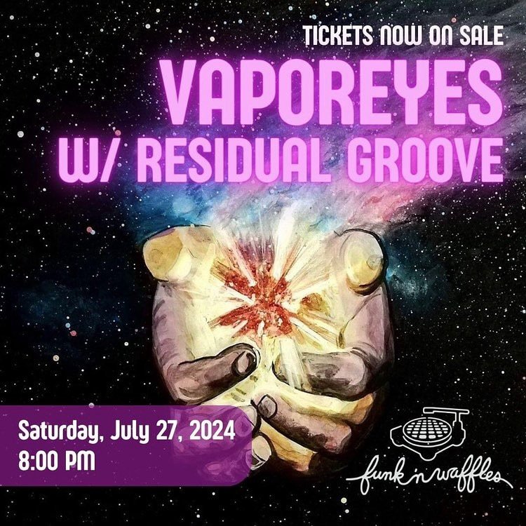 we are so pumped to announce our Syracuse debut at @funknwaffles supporting the slayers in Cuse&rsquo;s own @vaporeyesofficial at the end of July !!! 🤌🤌🤌

Tickets available at funknwaffles.com