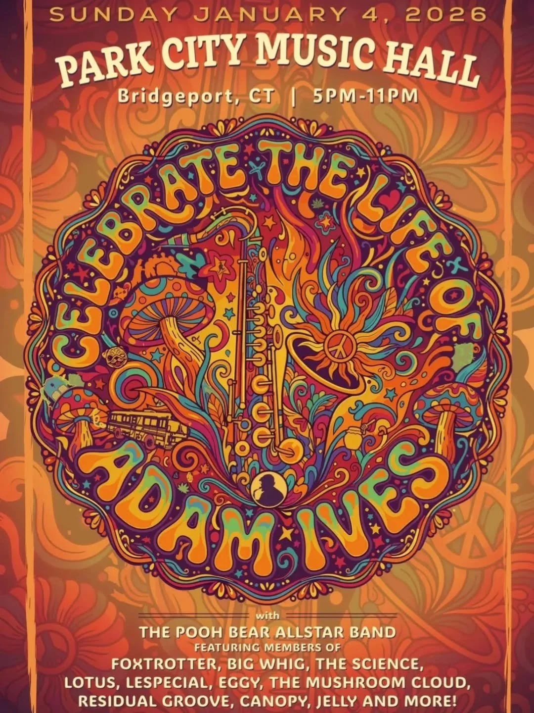 This Sunday at @parkcitymusichall, we'll be joining many talented friends and musicians in the CT music community to celebrate the life of Adam Ives 💙 

Proceeds from the show are being donated in Adam's name to help Guilford, CT music students pay 