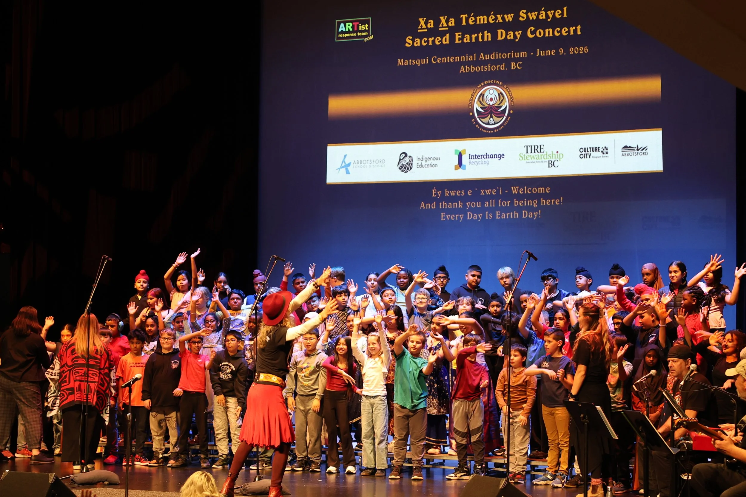 Xa Xa Témexw Swáyel / Sacred&nbsp; Earth Day bilingual concert connecting Indigenous&nbsp; language, culture and environmental stewardship&nbsp;