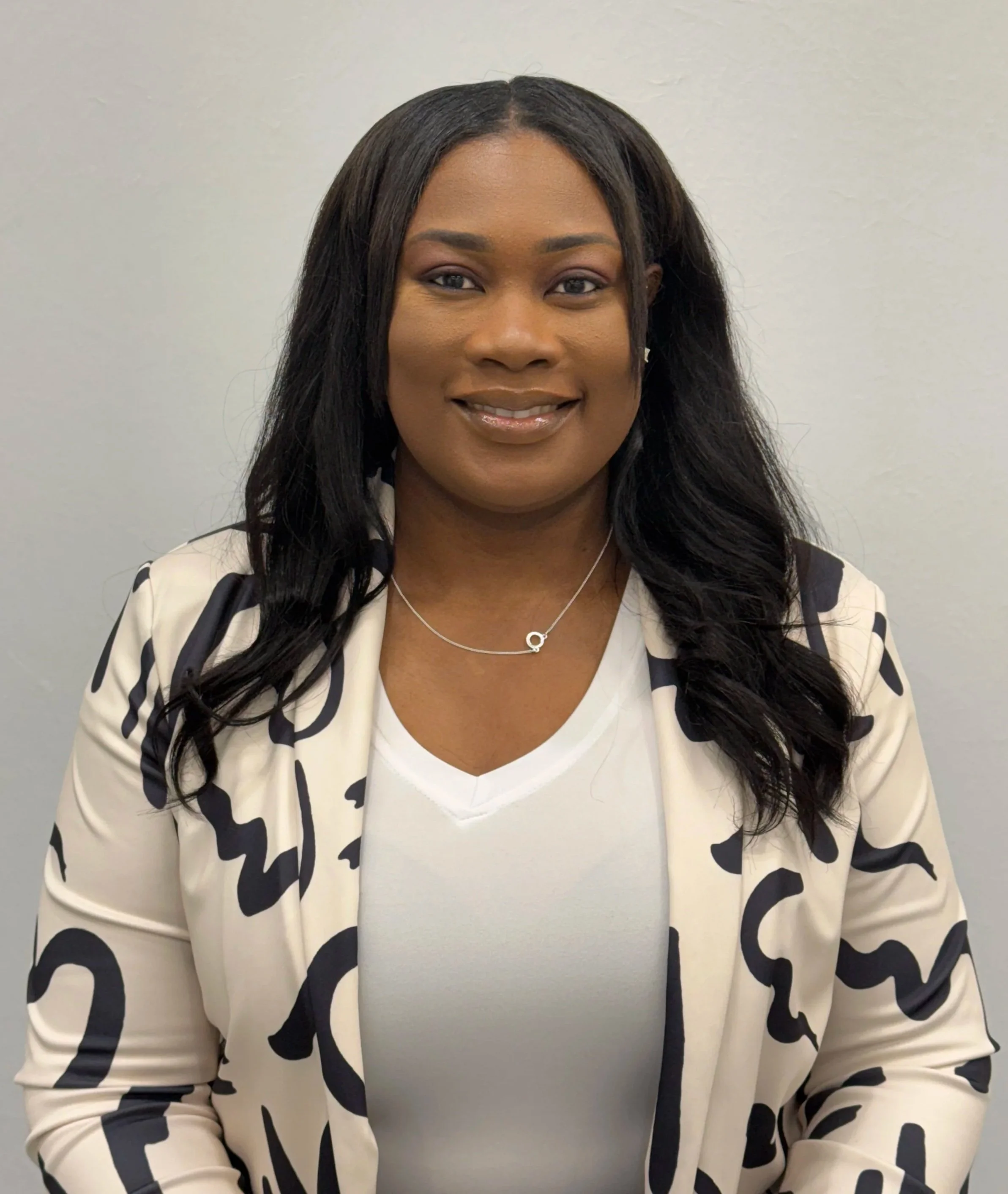 Sherica Campbell with gray background