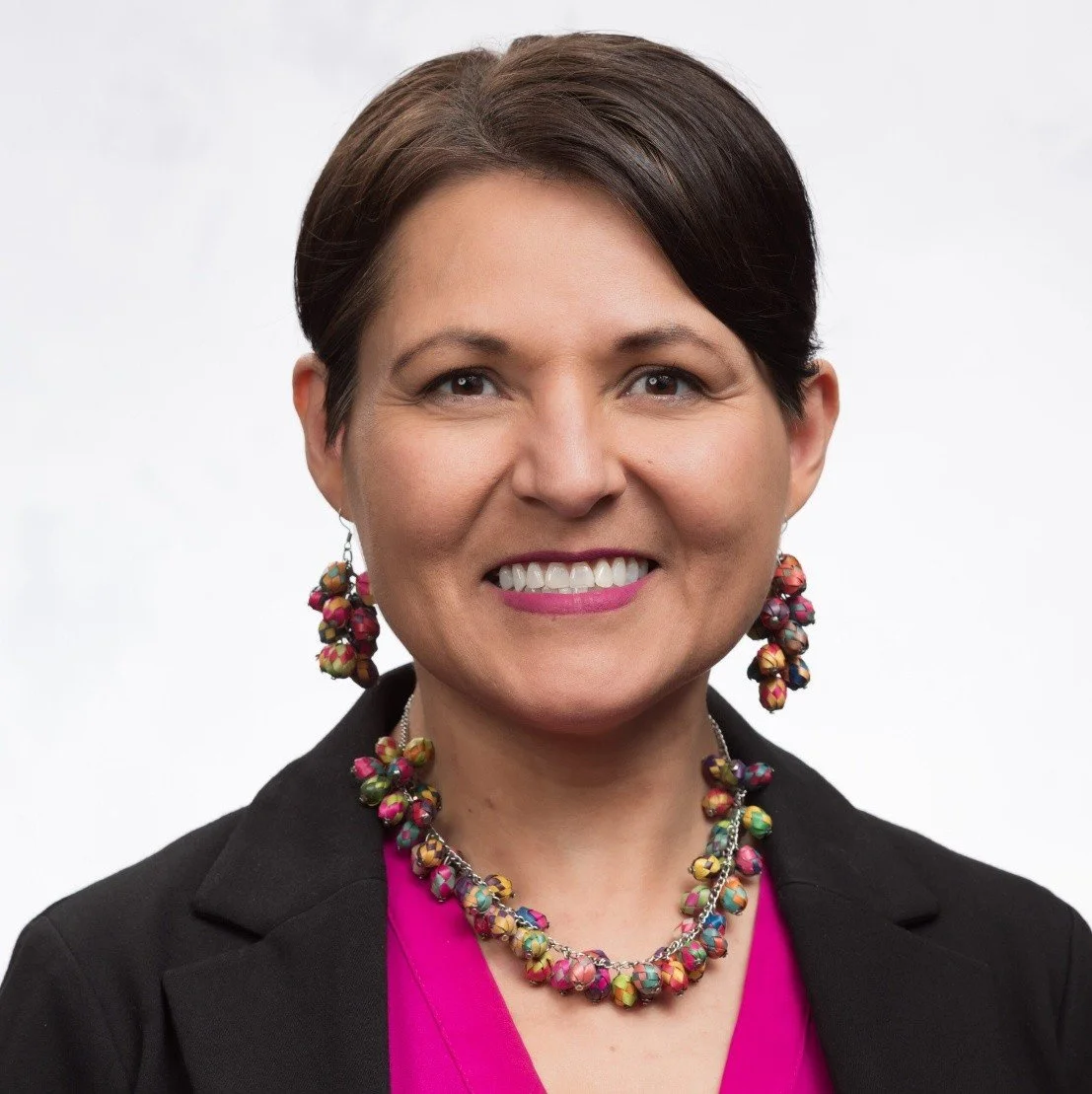 Susana Morales with light gray background