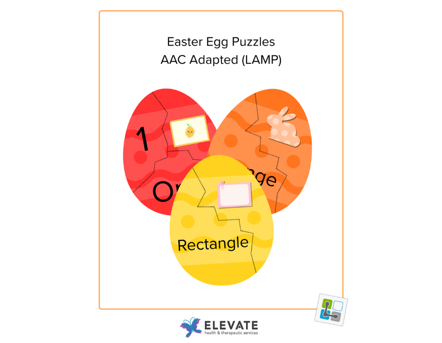 Easter Egg Puzzles – AAC Adapted (LAMP)