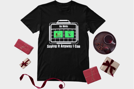 Black Birds Eagles AAC Shirt.png