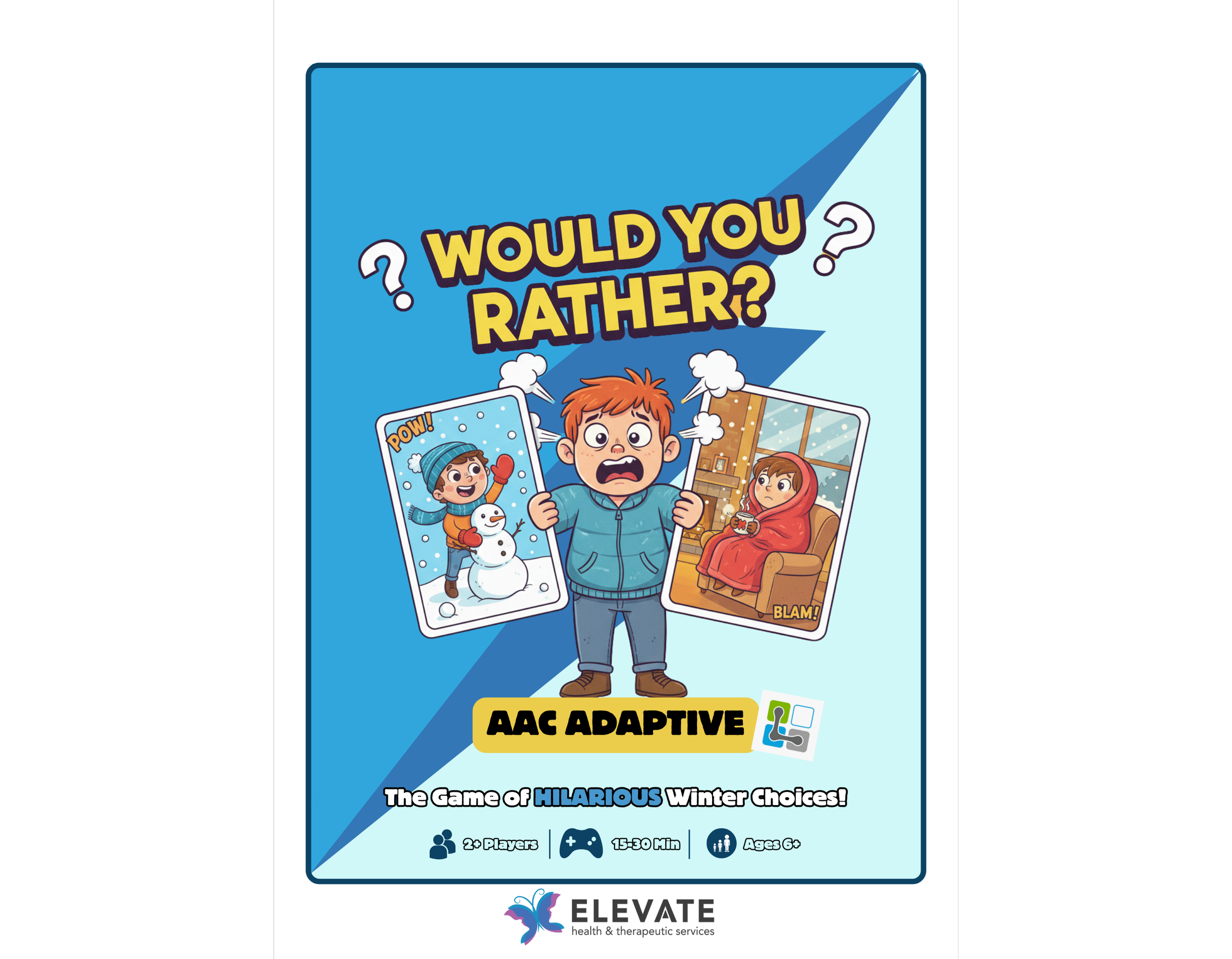 Would You Rather? Winter-Themed AAC Game (LAMP)