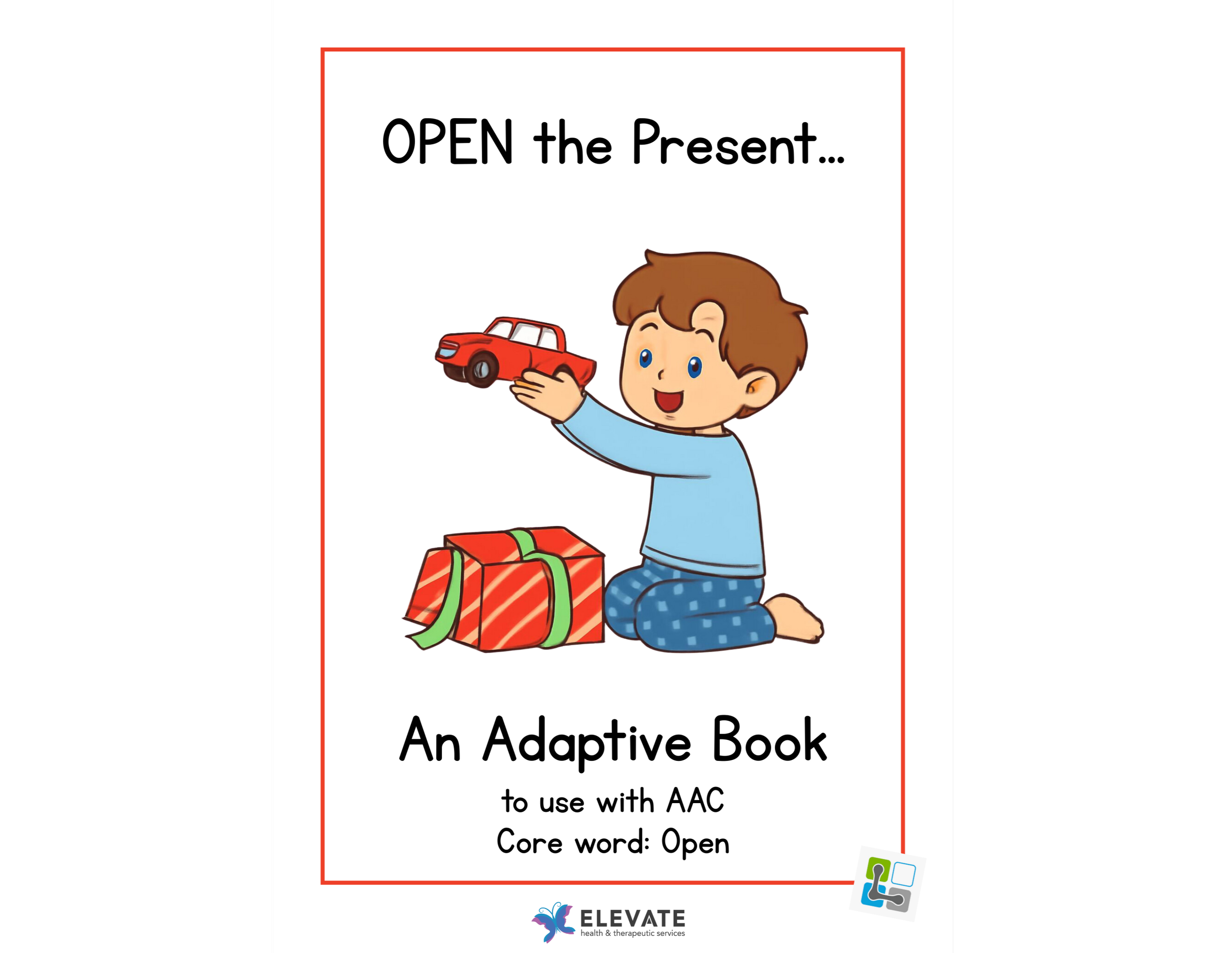 Open the Present! – Level 1 AAC Adaptive Holiday Book (LAMP)