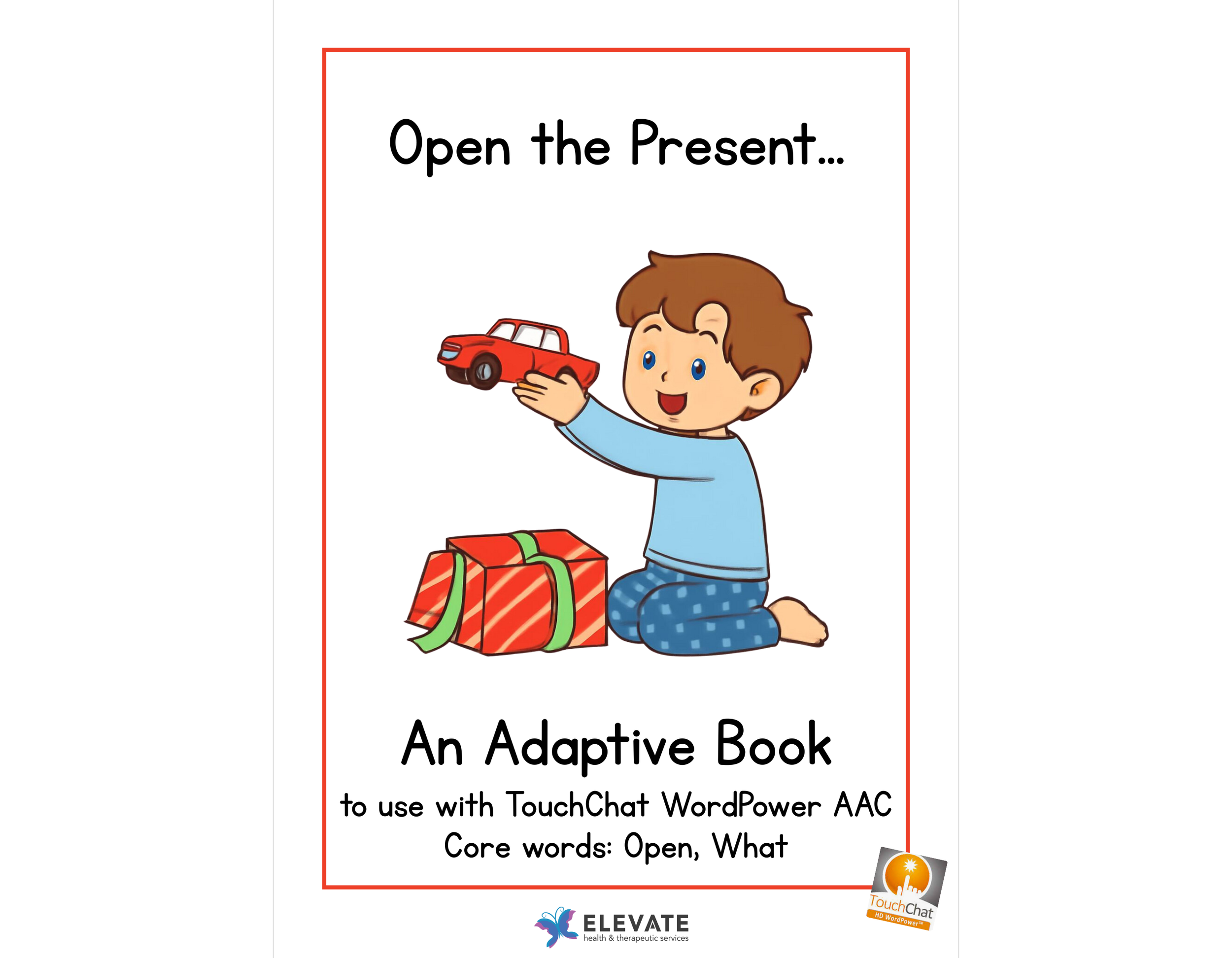 Open the Present! – Level 2 AAC Adaptive Holiday Book (WordPower)